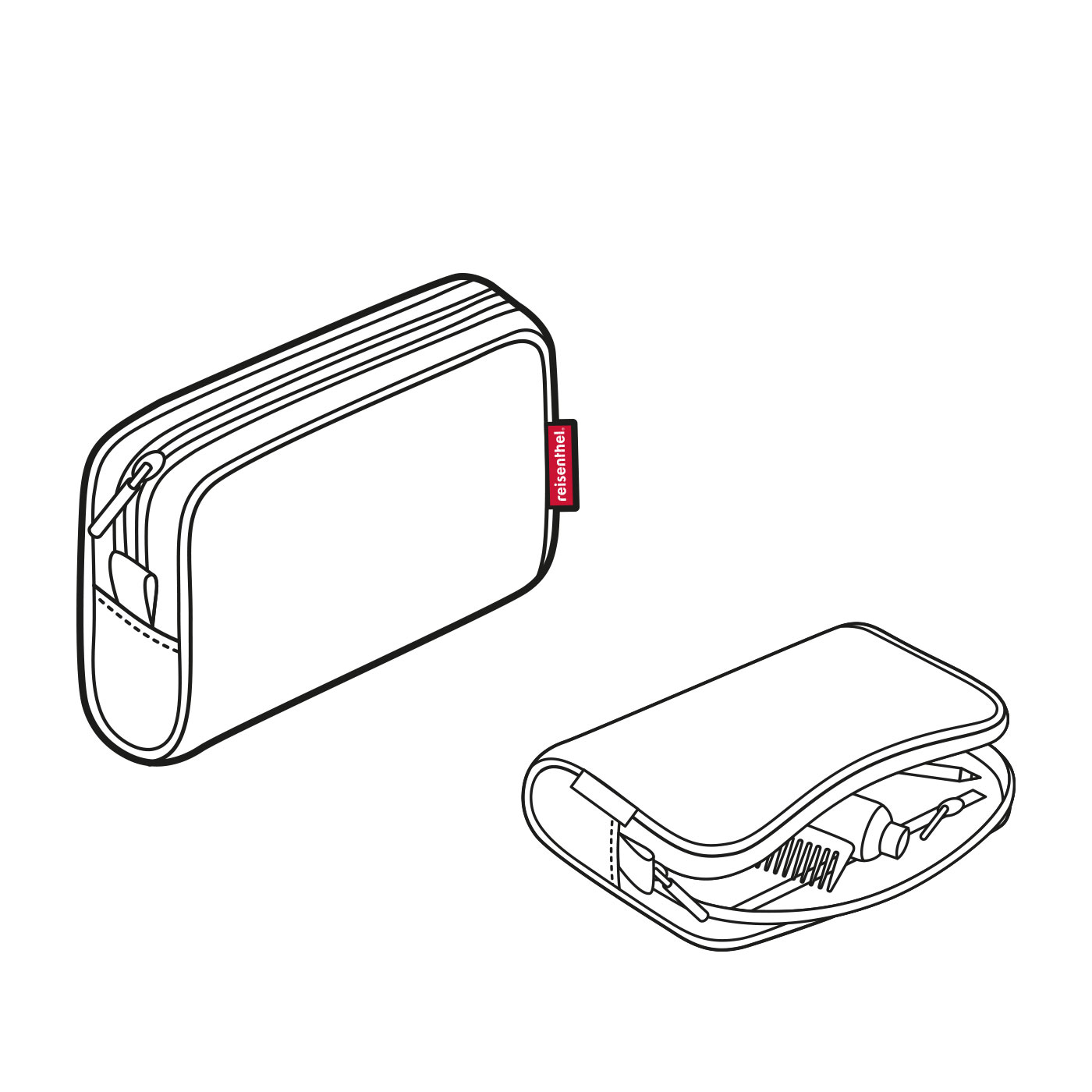 Reisenthel Travelling makeupcase baroque taupe