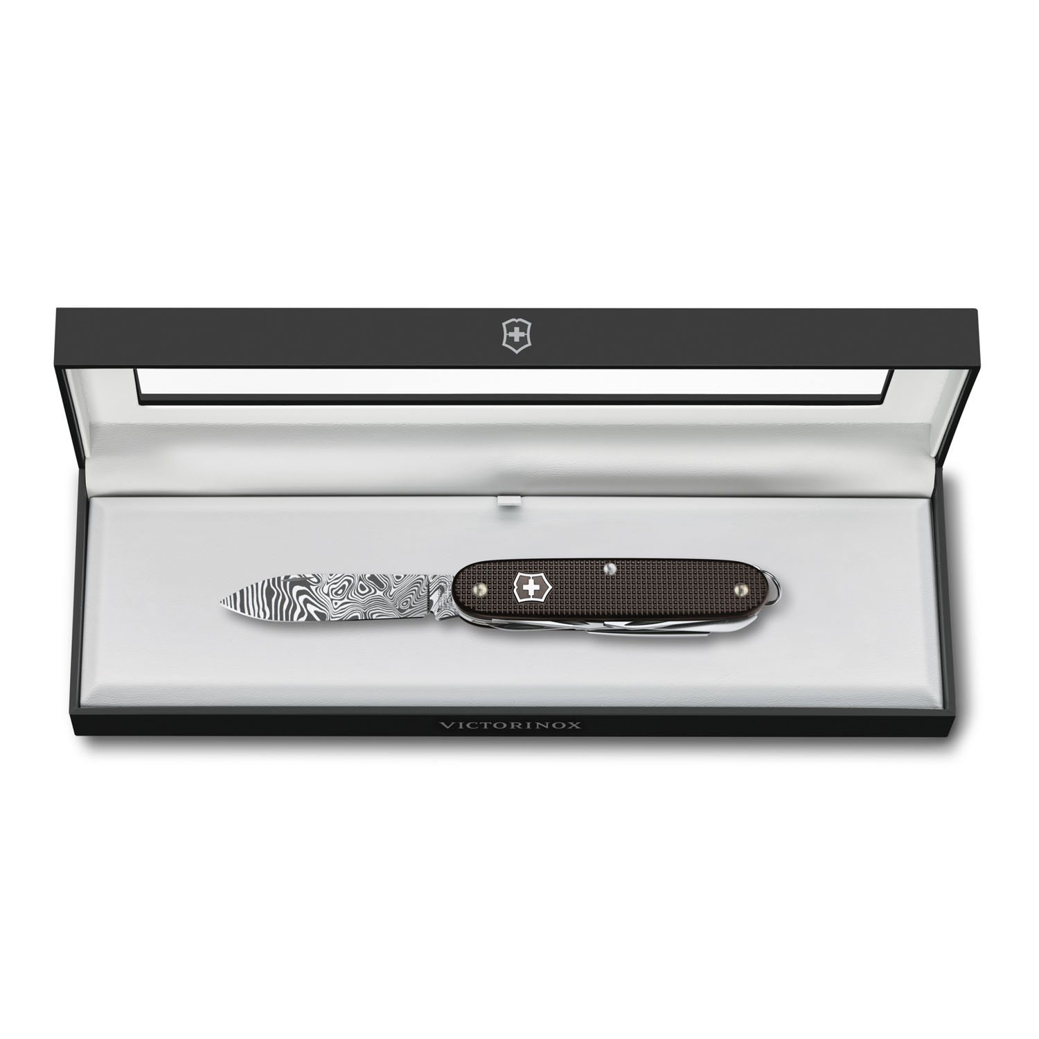 Victorinox Farmer X Alox Damast Limited Edition 2024 Dunkelbraun Victorinox Farmer X Alox Damast Limited Edition 2024 Dunkelbraun
