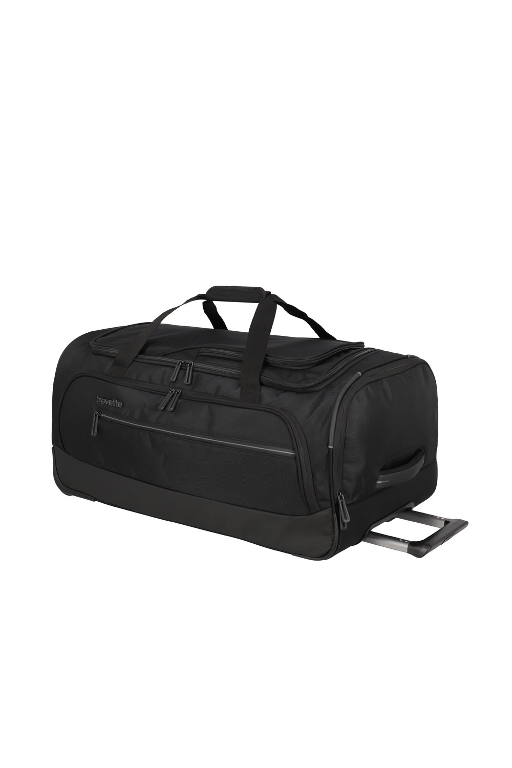 Travelite Crosslite Rollenreisetasche M 69cm Schwarz