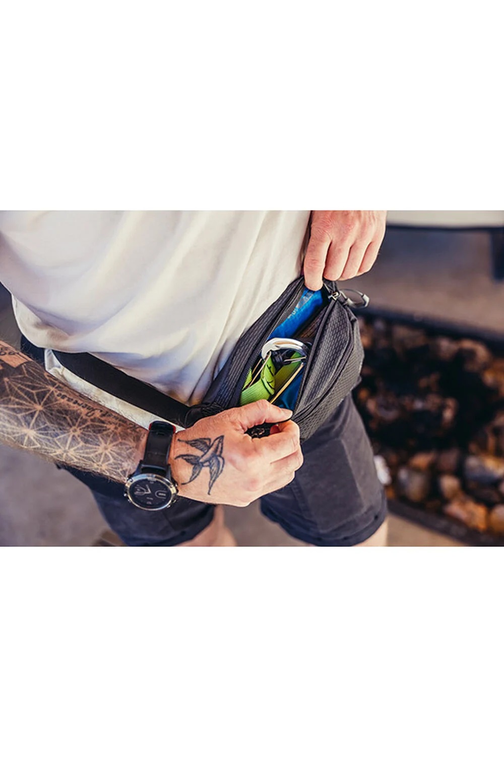 Gregory NANO Waistpack Mini 3 Gürteltasche Optic Black Gregory NANO Waistpack Mini 3 Gürteltasche Optic Black