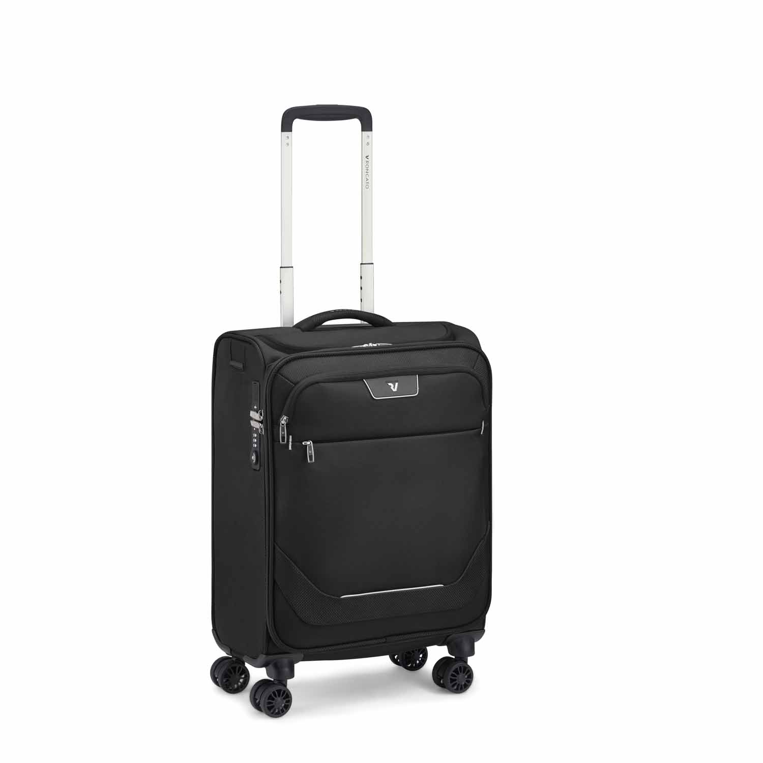 Roncato Joy Handgepäck Carry-On 4-Rollen mit USB-Anschluss Schwarz