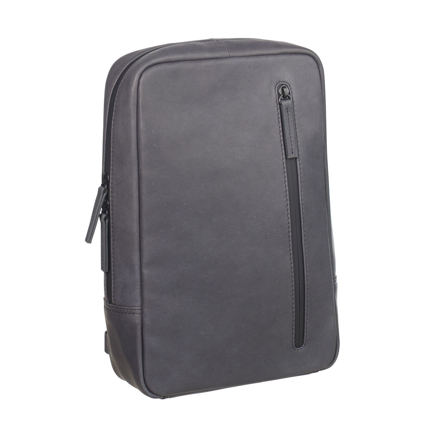 Leonhard Heyden Den Haag Leder-Crossbag Grau Leonhard Heyden Den Haag Leder-Crossbag Grau