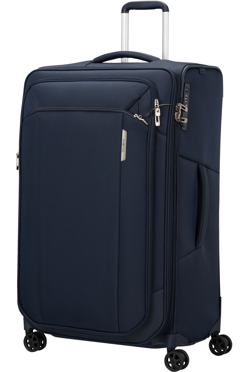 Samsonite Respark Trolley mit 4 Rollen erweiterbar 79cm + GRATIS HOTELGUTSCHEIN Midnight Blue