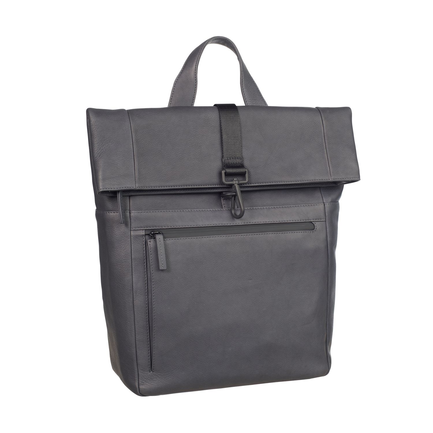 Leonhard Heyden Den Haag Leder-Rucksack Rolltop