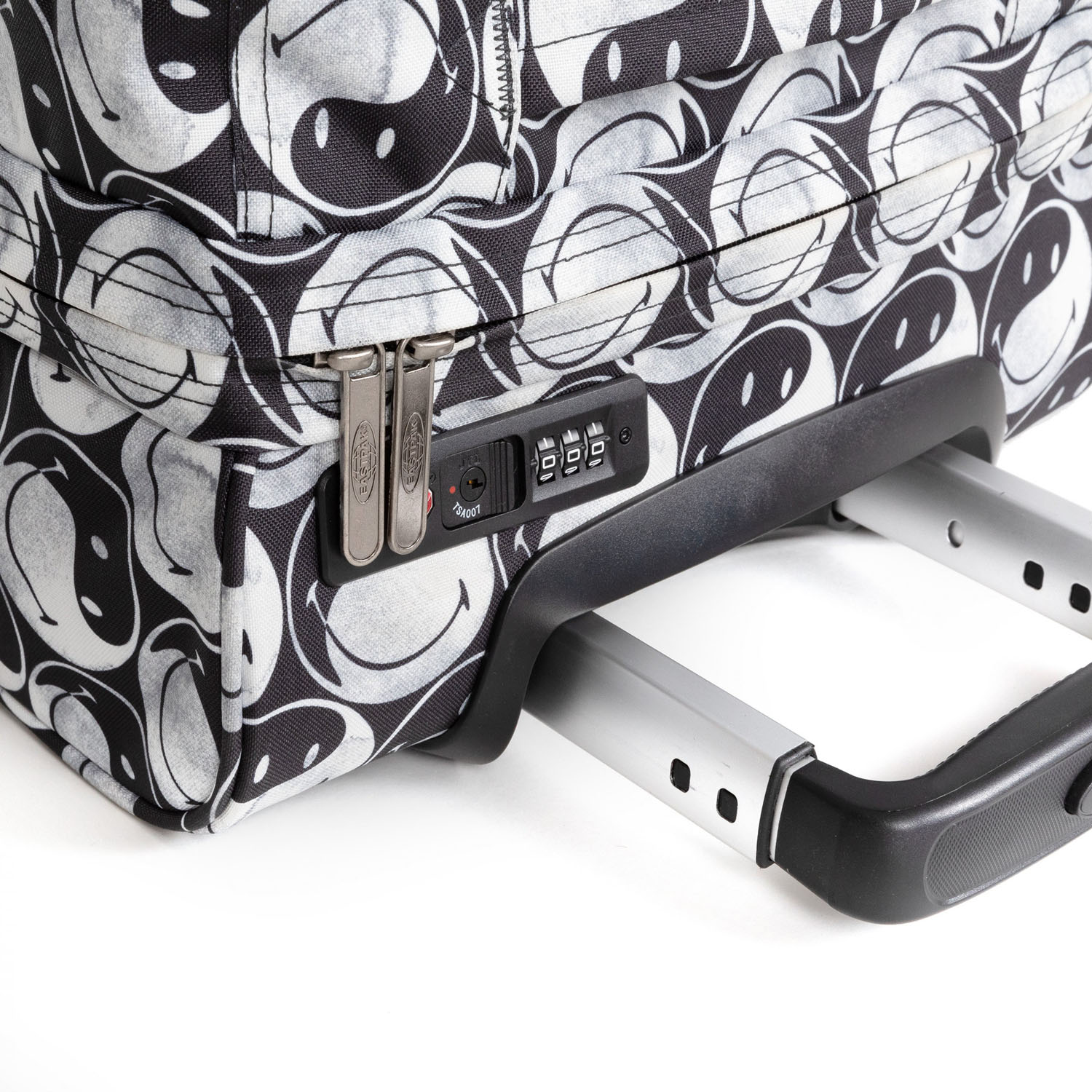 Eastpak Transit'R Reisetrolley S mit 2 Rollen 24 Smiley YY Black