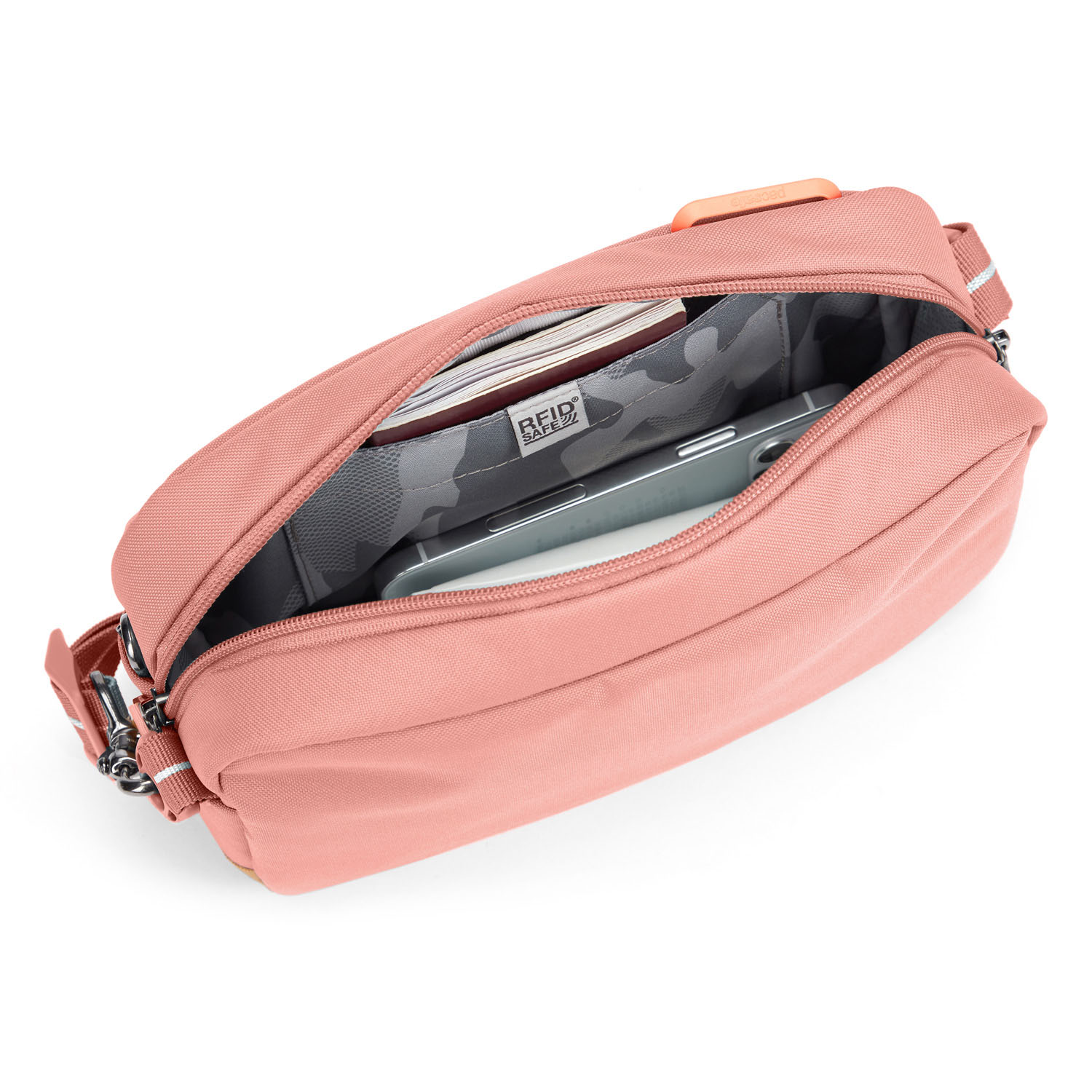 pacsafe GO Anti-Theft Crossbody Bag Rose