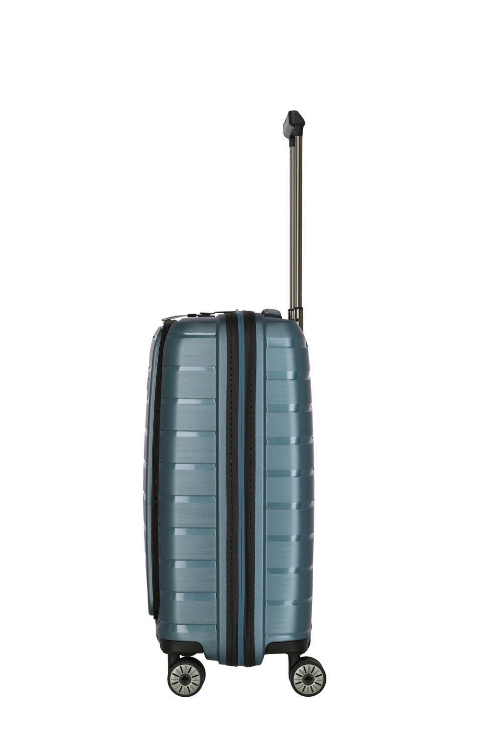 Travelite Air Base Trolley S, 4 Rollen mit Vortasche Eisblau