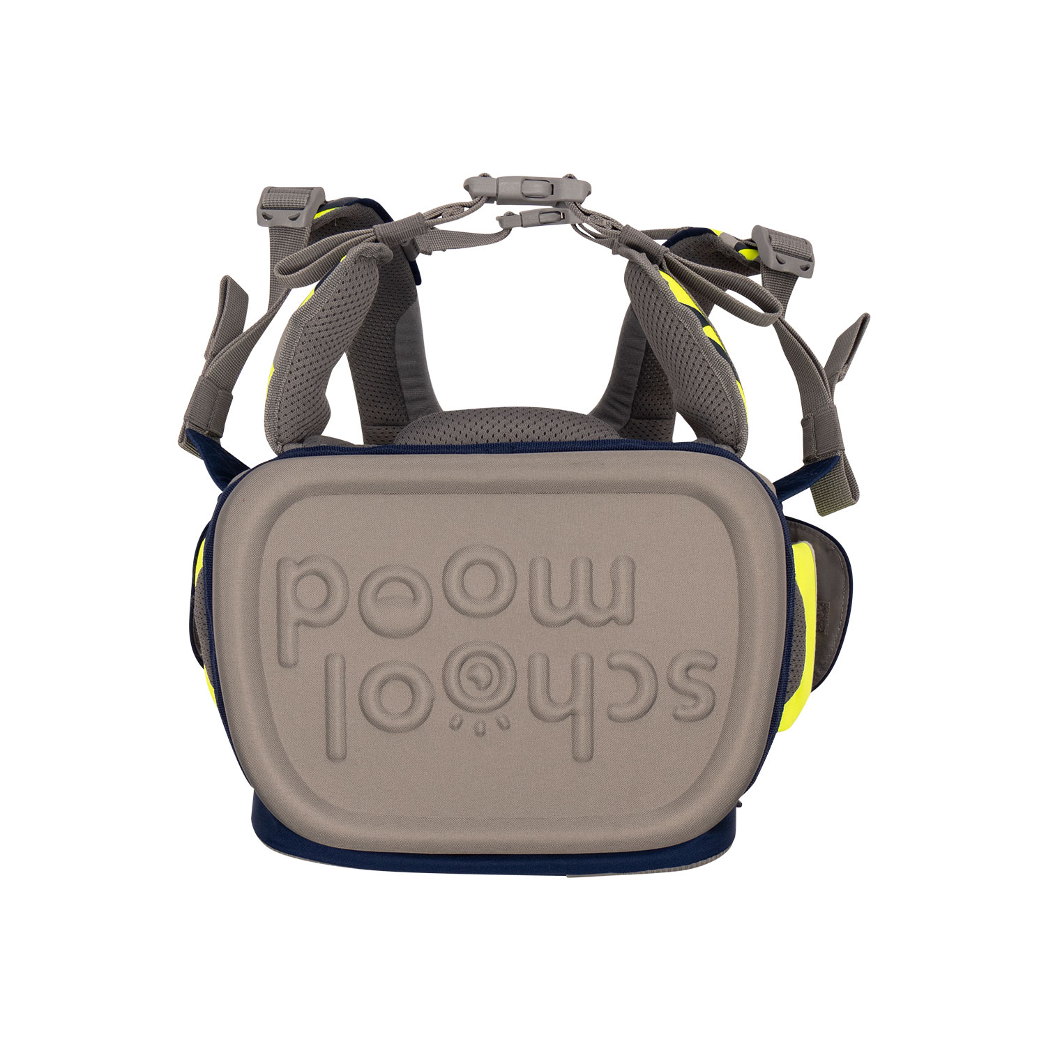 School-Mood Timeless Air+ Yannick, 7-teilige Schulranzenset Neon Yellow