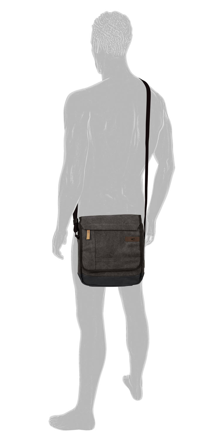 Camel Active AIR Flap bag M top zip Dark Grey Camel Active AIR Flap bag M top zip Dark Grey