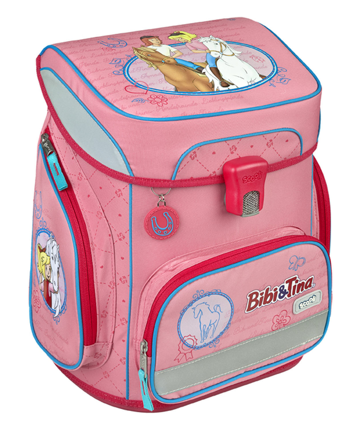 Scooli EasyFit Schulranzen, 5-teiliges Set Bibi&Tina