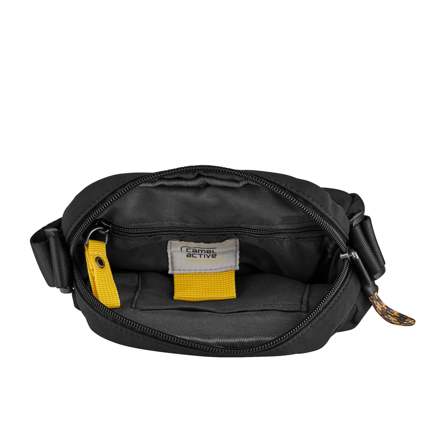 Camel Active Terra Cross Bag XS aus recyceltem Nylon 4227 Schwarz Camel Active Terra Cross Bag XS aus recyceltem Nylon 4227 Schwarz