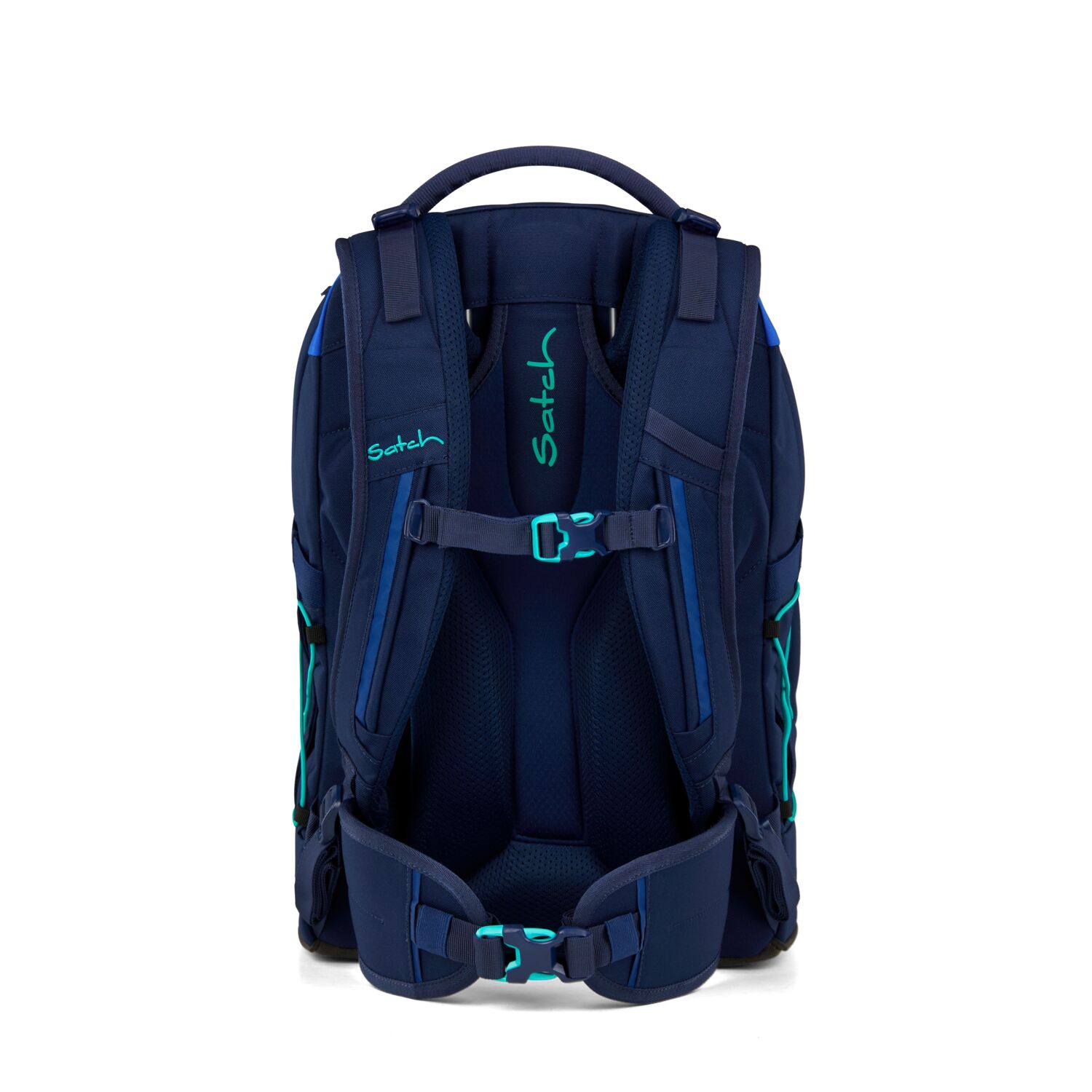 satch pack Sneaker Style Schulrucksack Crossed Blue