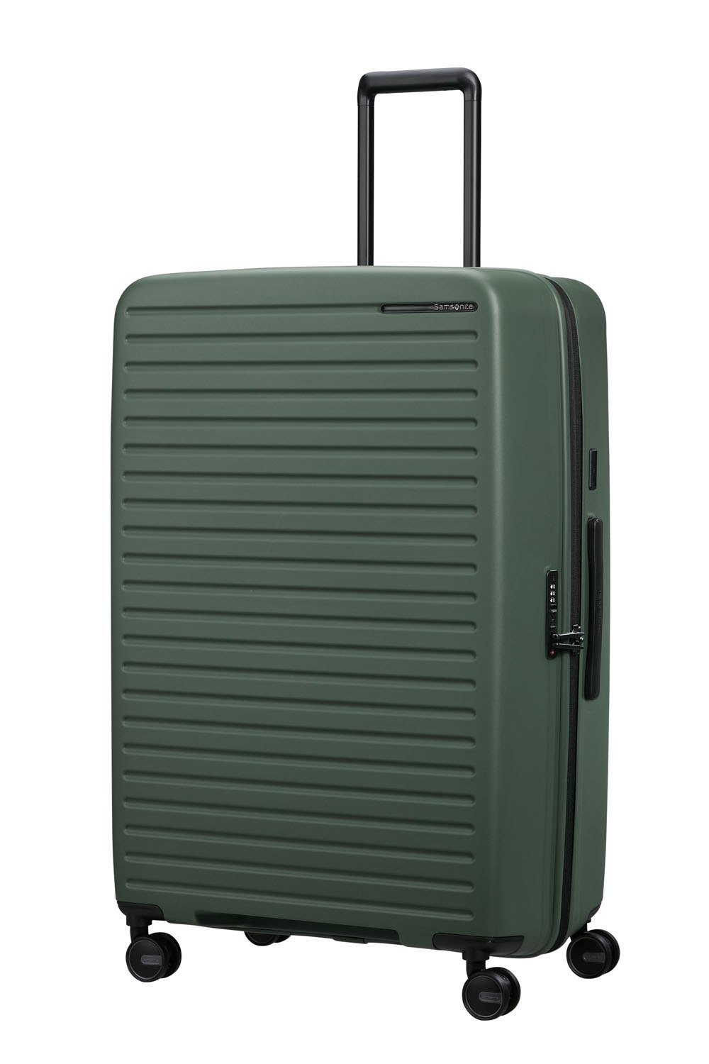 Samsonite Restackd Trolley mit 4 Rollen erweiterbar 81cm + GRATIS HOTELGUTSCHEIN Sage