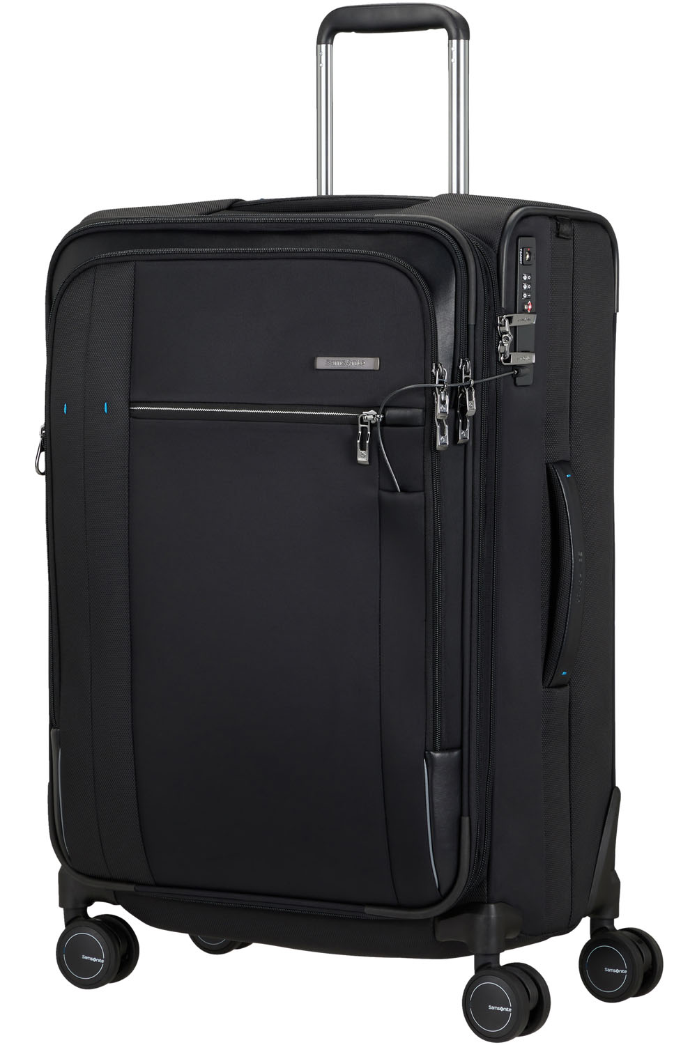 Samsonite Spectrolite 3.0 TRVL Trolley mit 4 Rollen erweiterbar 68cm + GRATIS HOTELGUTSCHEIN Black