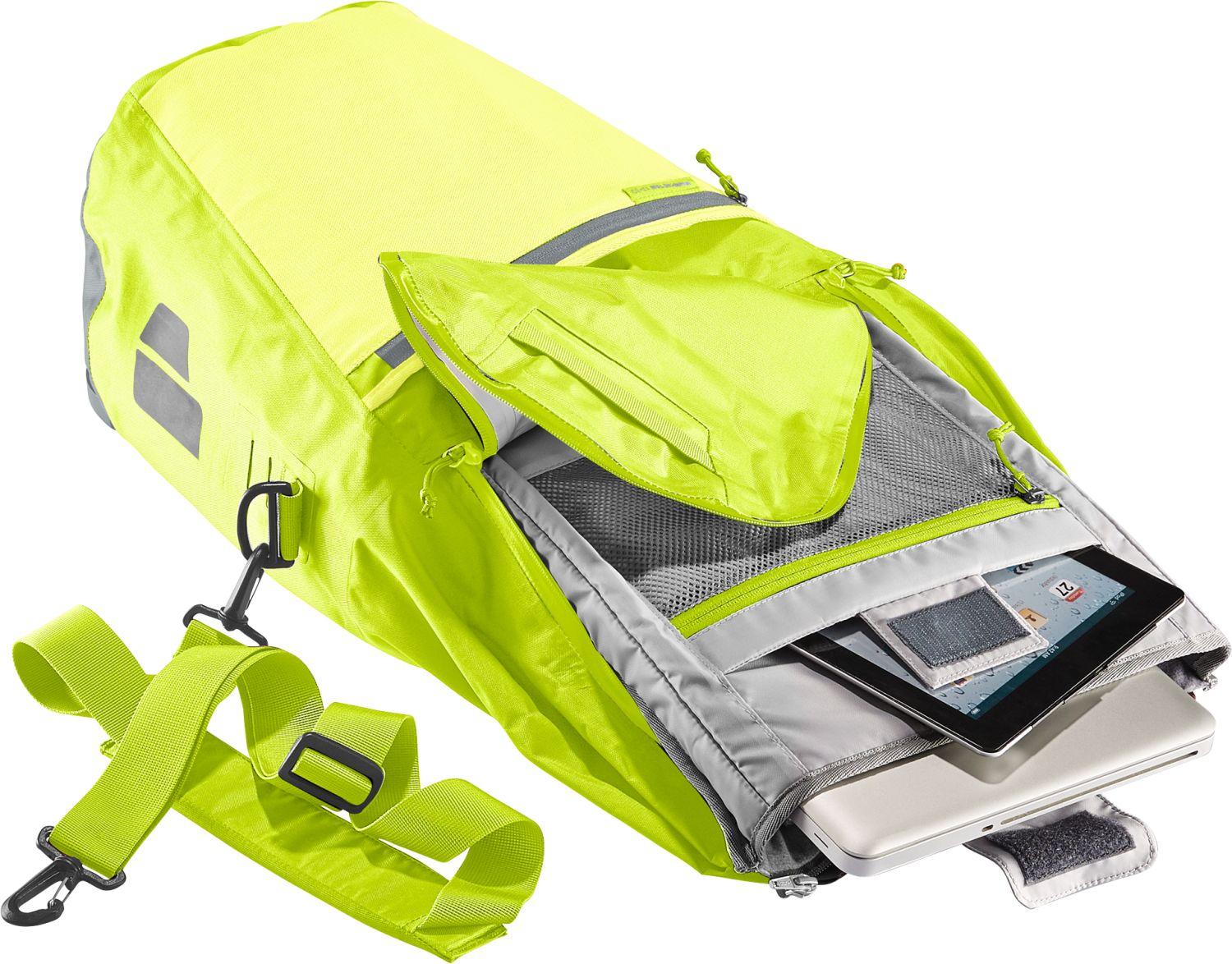 Deuter Mainhattan 17+10 Fahrradtasche citrus-graphite