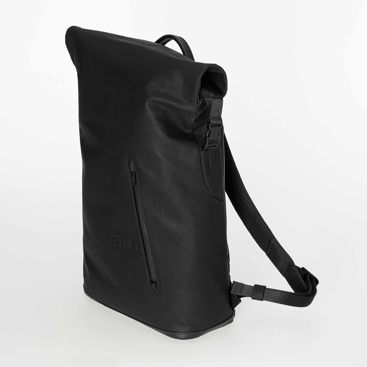 aunts & uncles Japan Fukui Rolltop Rucksack mit 15" Notebookfach black