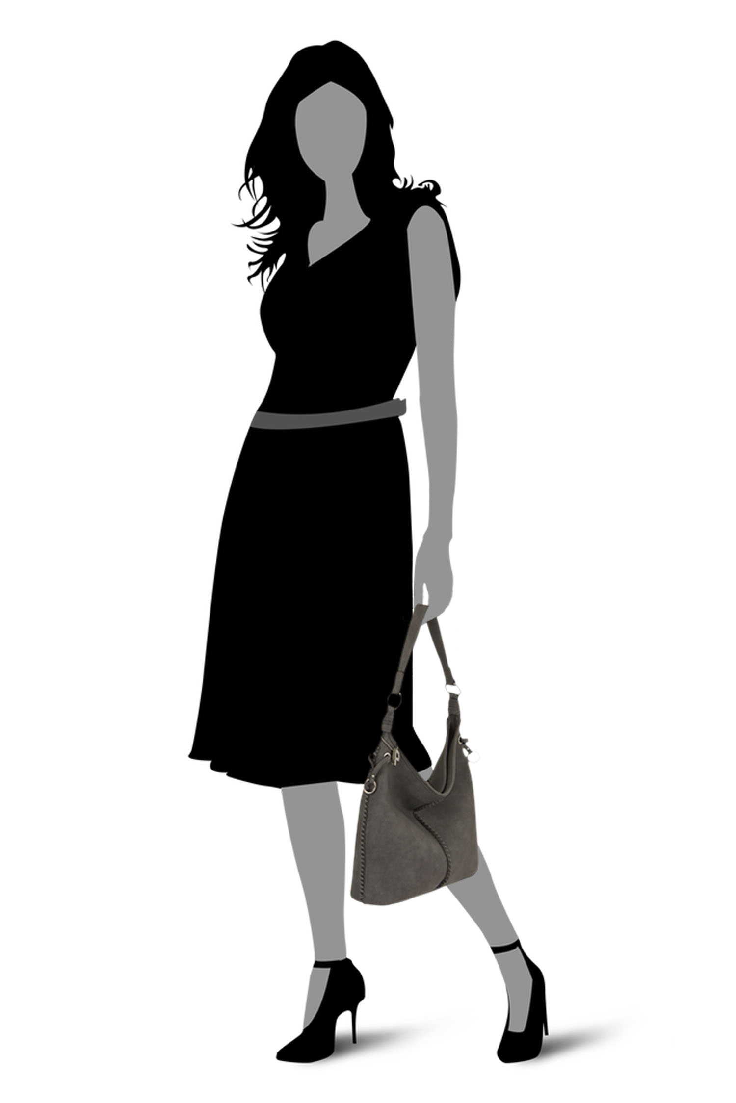 Picard Maasai Damentasche 2321 charcoal Picard Maasai Damentasche 2321 charcoal