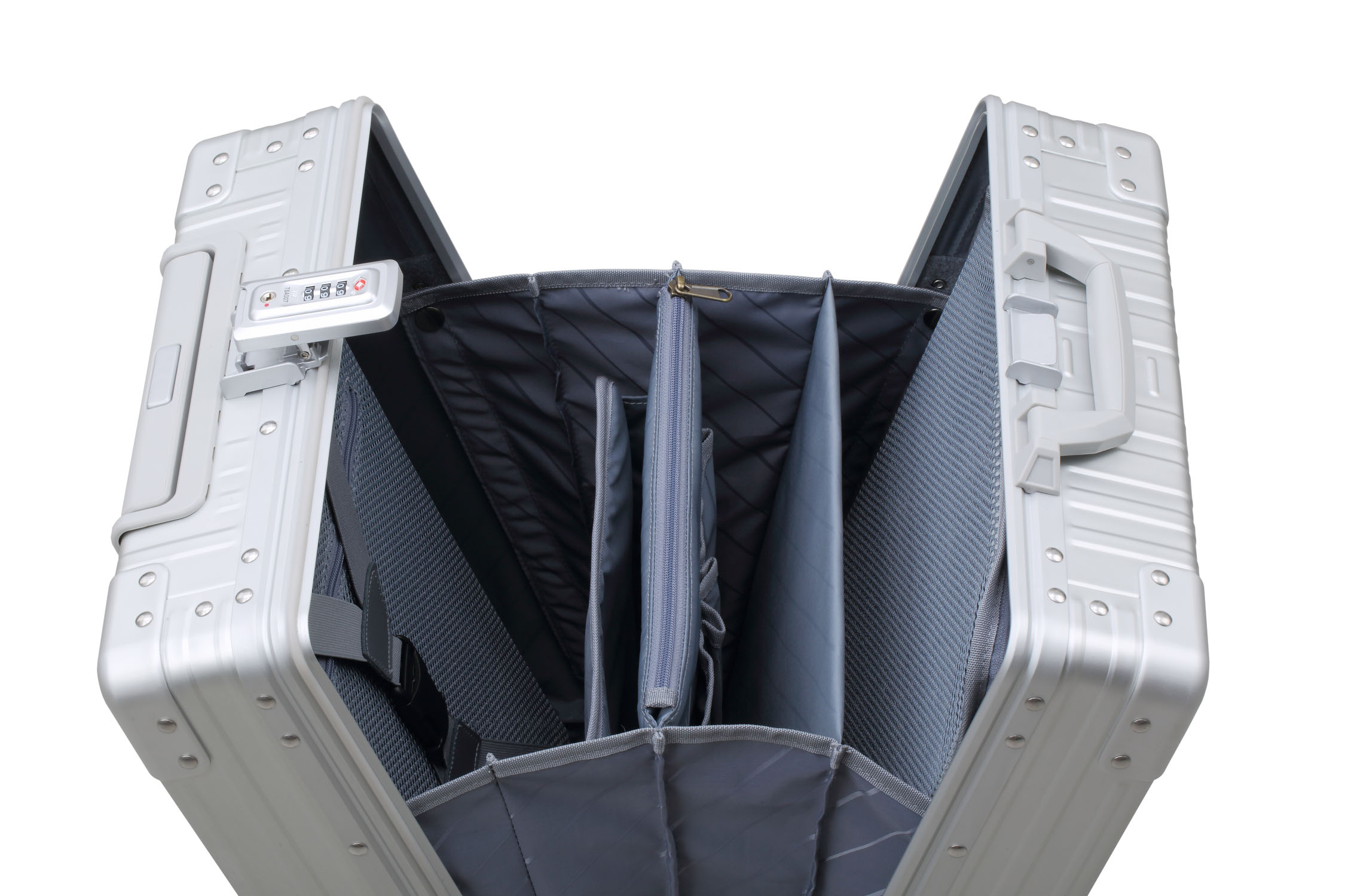 Aleon Business Vertical Carry-On 21" Platin - Silber