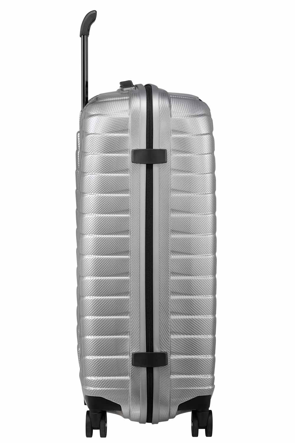 Samsonite Proxis Trolley mit 4 Rollen 69cm + GRATIS HOTELGUTSCHEIN Silber