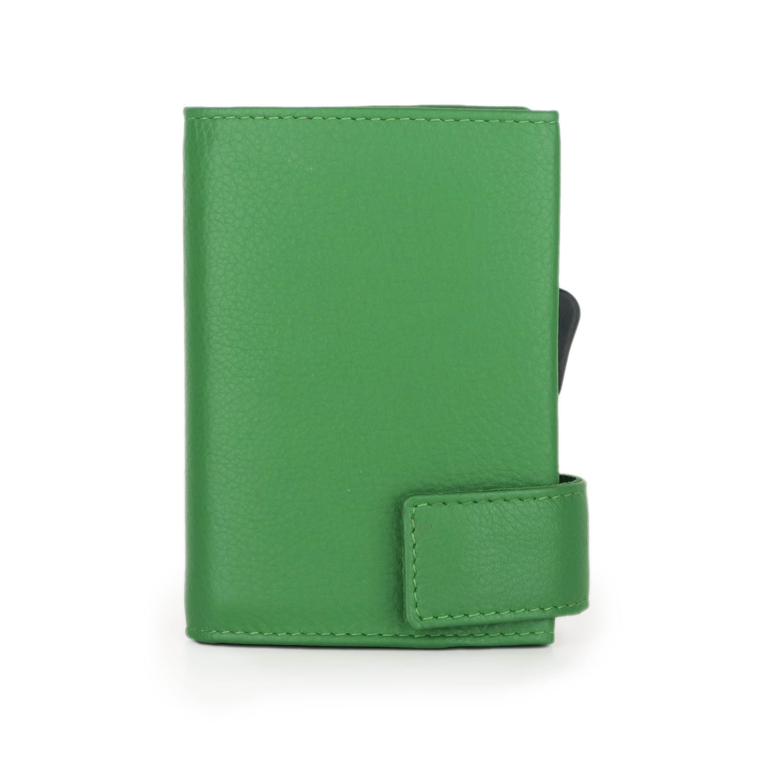 SecWal Matrix Kartenetui mit Münzfach Reißverschluss Grün