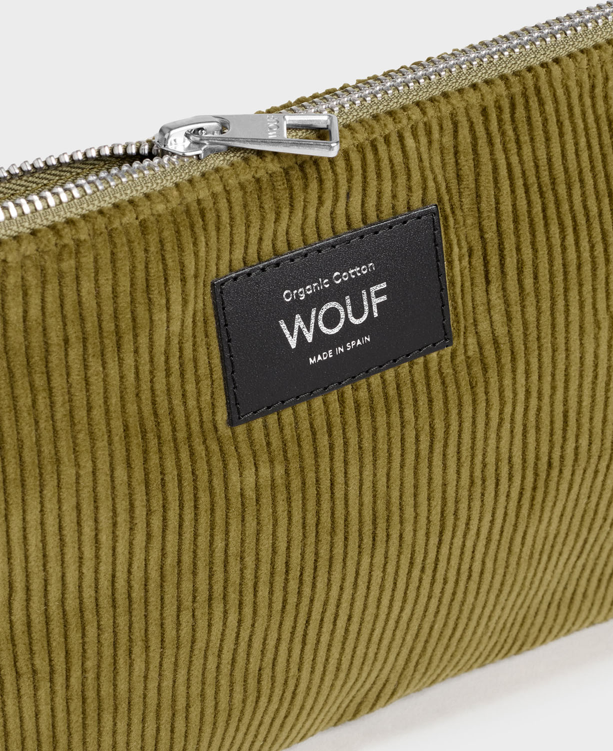 Wouf Corduroy Collection Pouch Olive