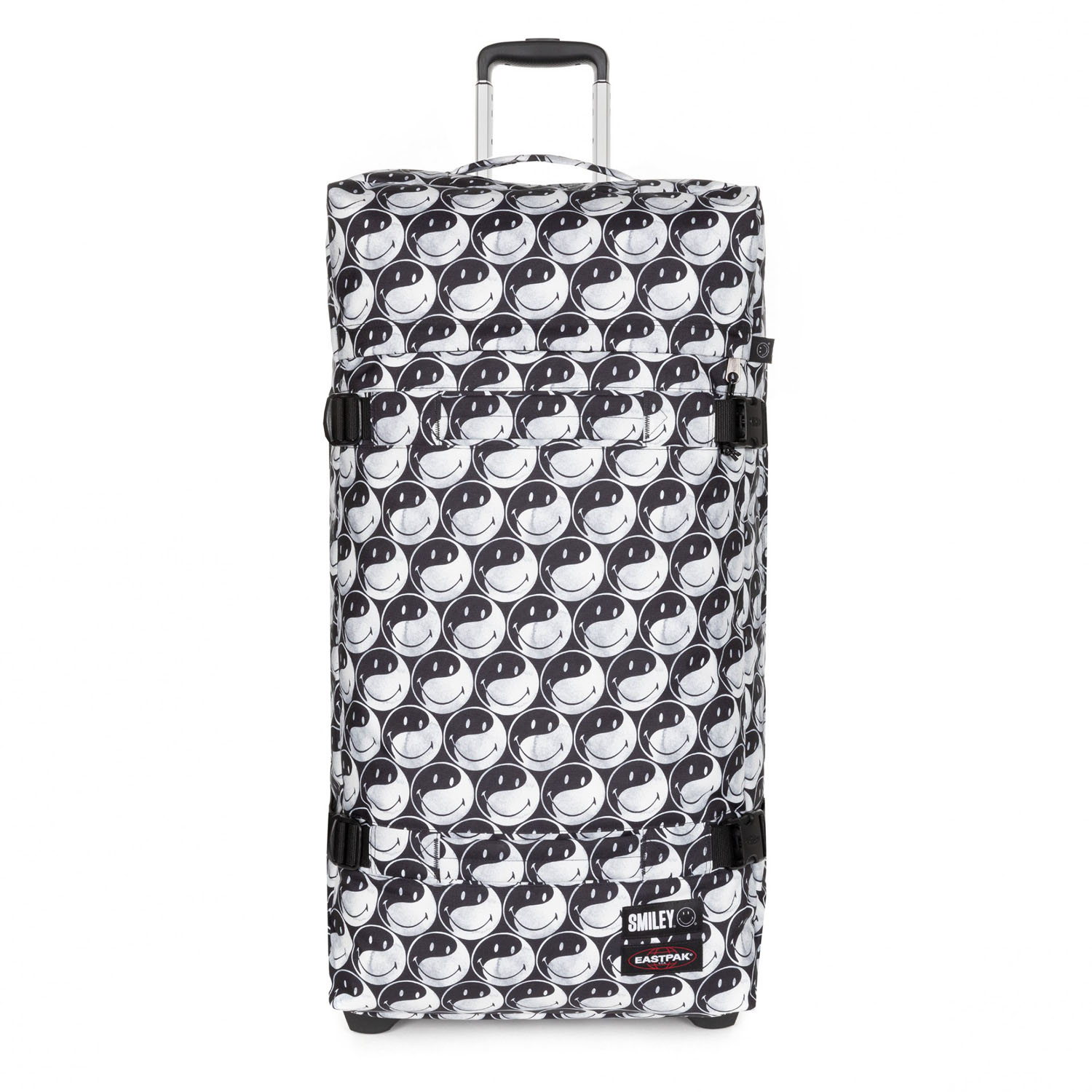 Eastpak Transit'R Reisetrolley L mit 2 Rollen 2024 Smiley YY Black