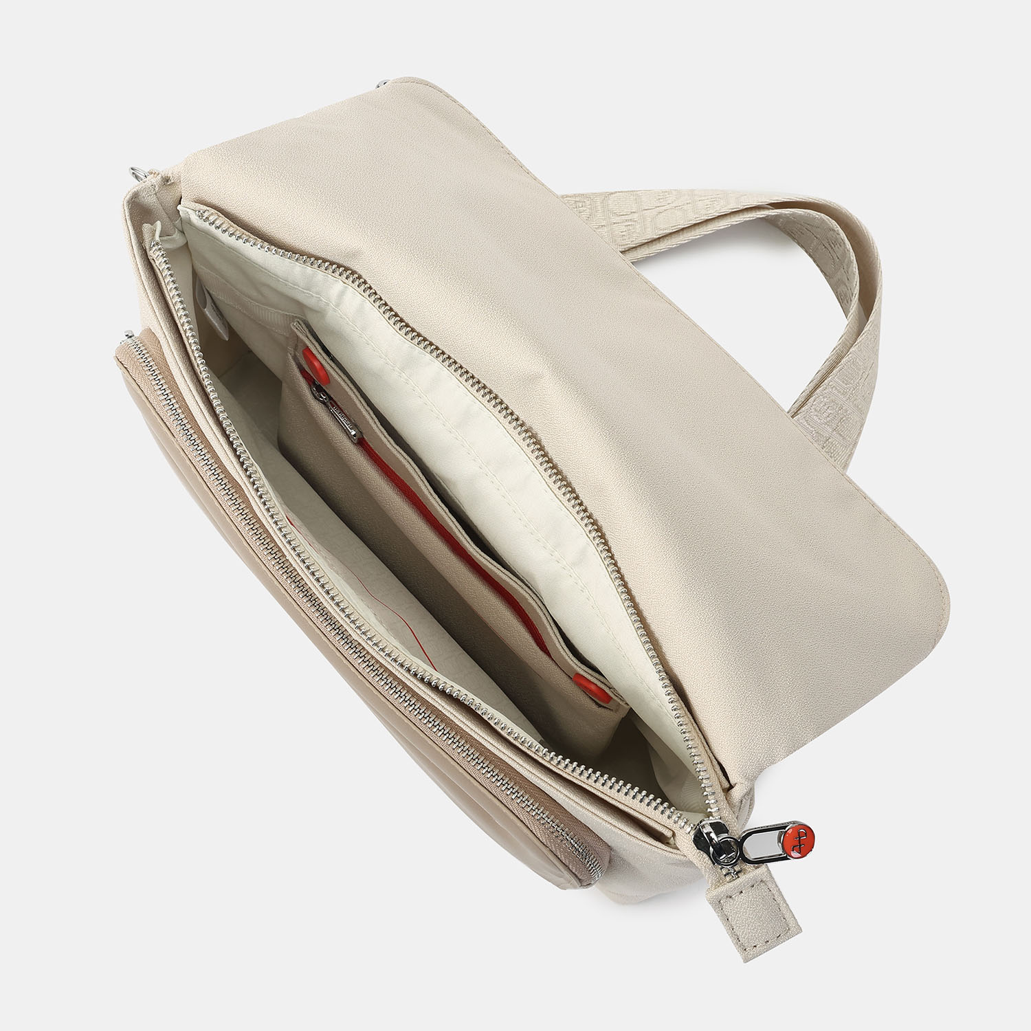 Hedgren Fika FRAPPE Handbag Flap + RFID Birch