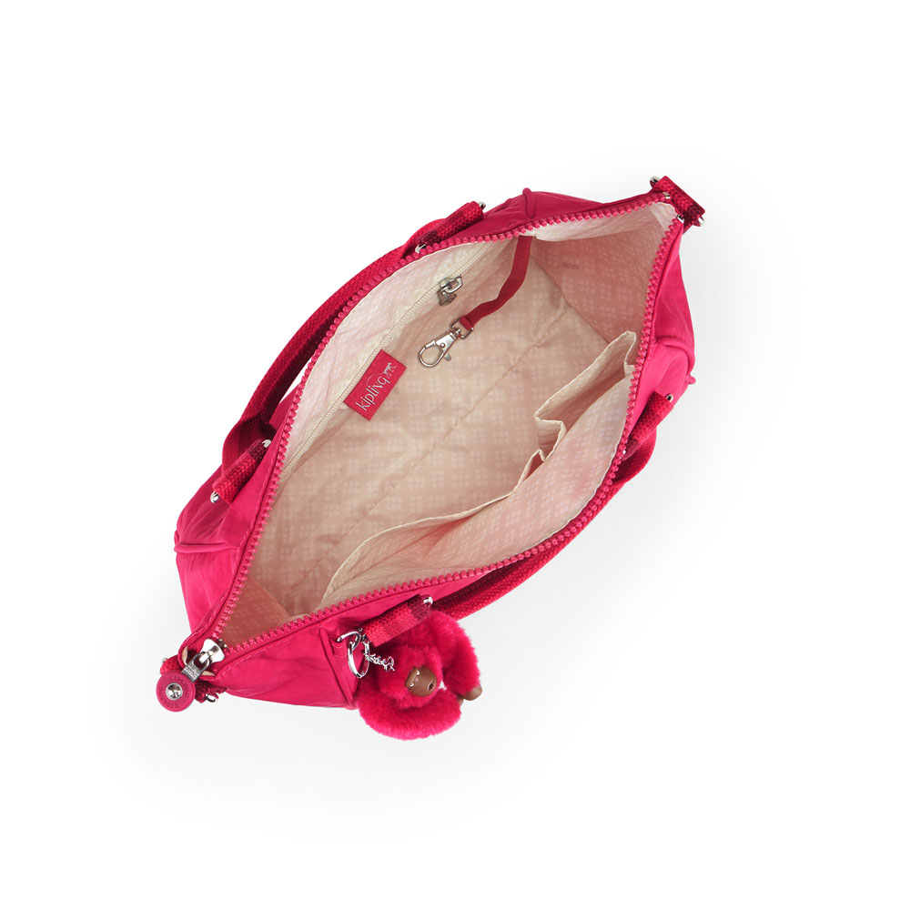 Kipling Amiel Handtasche Cherry Pink C Kipling Amiel Handtasche Cherry Pink C