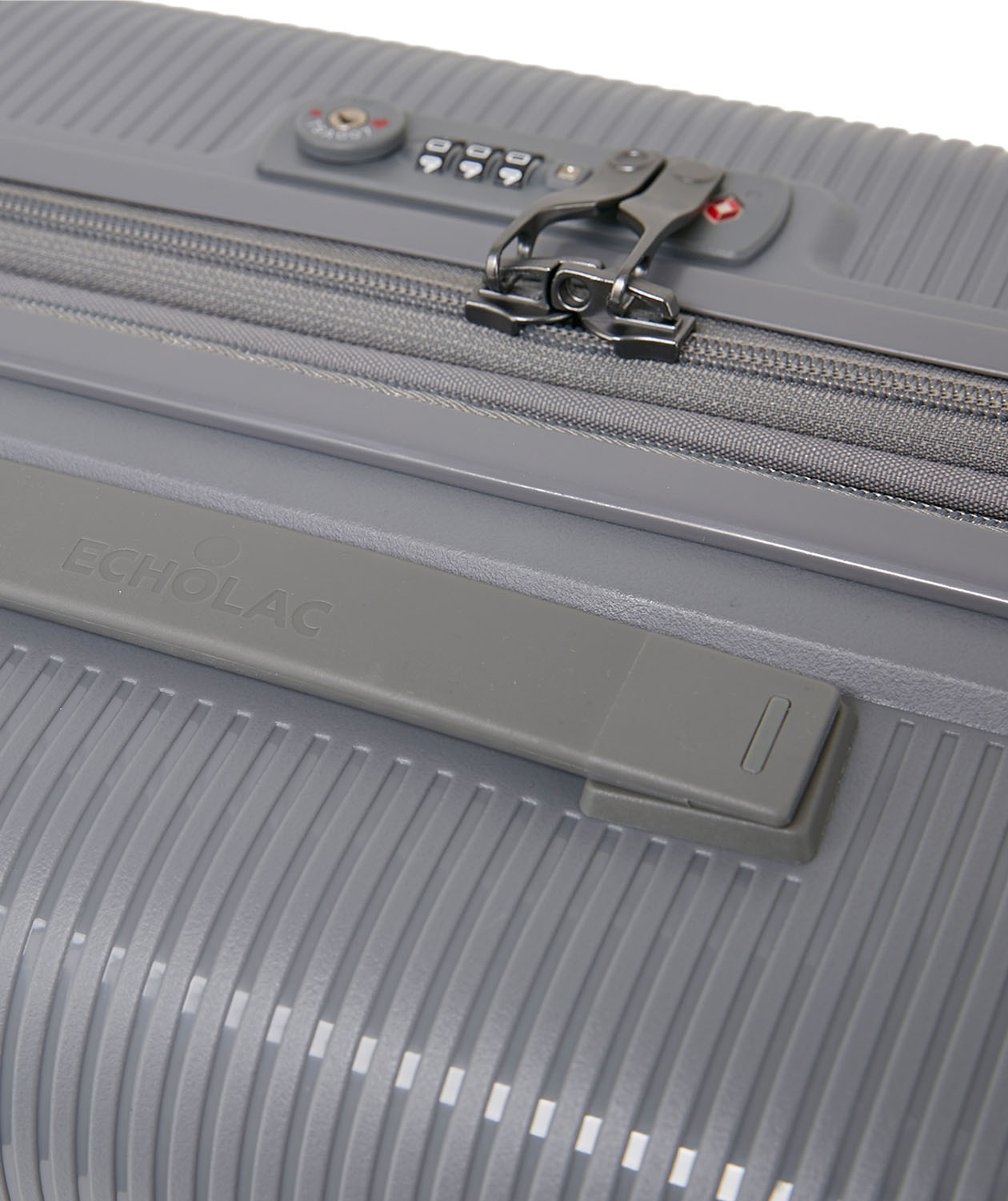 ECHOLAC Forza Koffer L 4-Rollen, erweiterbar Grey