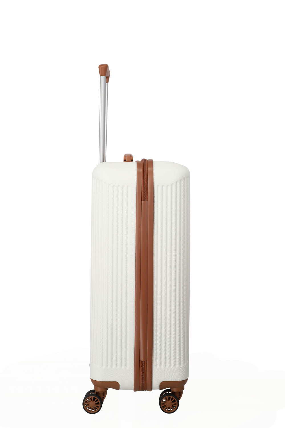 Travelite BALI Trolley M 4-Rollen Weiss/cognac Travelite BALI Trolley M 4-Rollen Weiss/cognac
