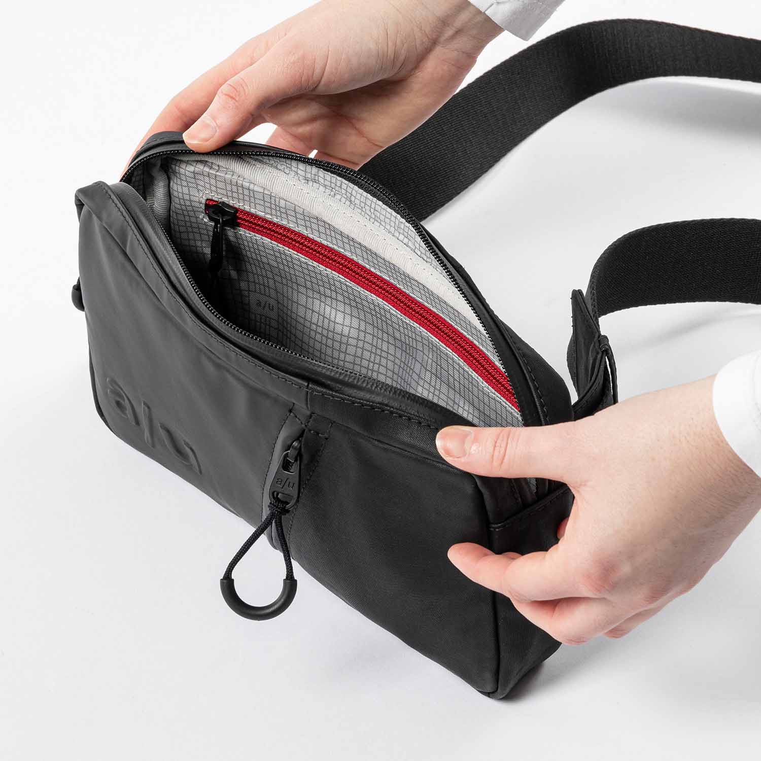 aunts & uncles Japan Nishi Mito Gürteltasche anthracite black aunts & uncles Japan Nishi Mito Gürteltasche anthracite black