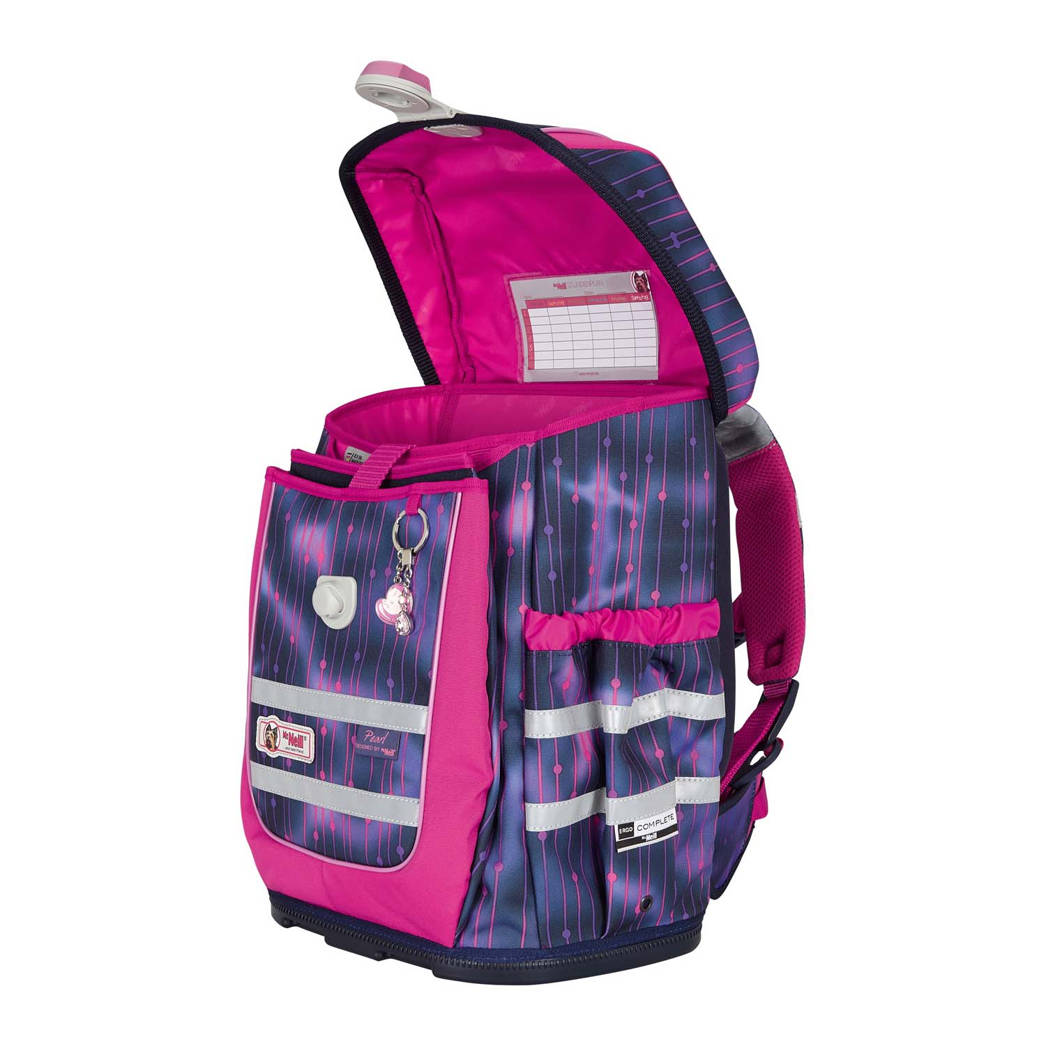 McNeill Ergo Complete Schulranzen-Set, 4-teilig Pearl