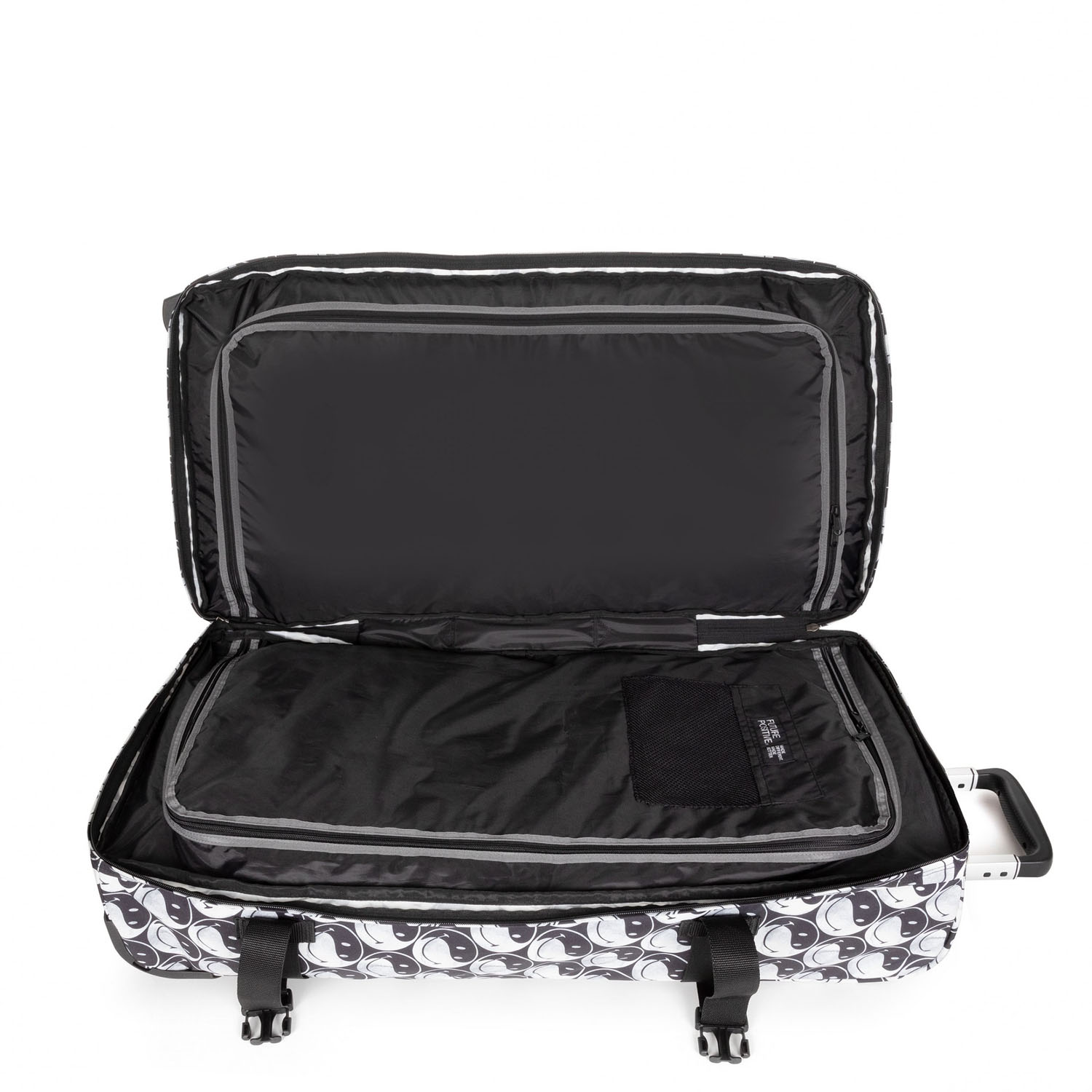 Eastpak Transit'R Reisetrolley L mit 2 Rollen 2024 Smiley YY Black