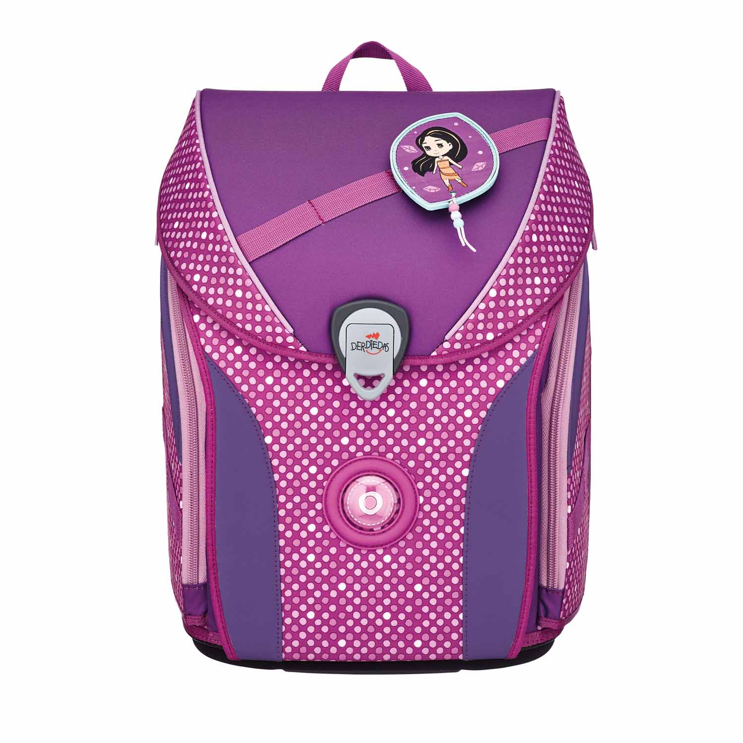 DerDieDas ErgoFlex MAX Schulrucksack-Set 5-teilig mit Sportbeutel Purple Dots DerDieDas ErgoFlex MAX Schulrucksack-Set 5-teilig mit Sportbeutel Purple Dots