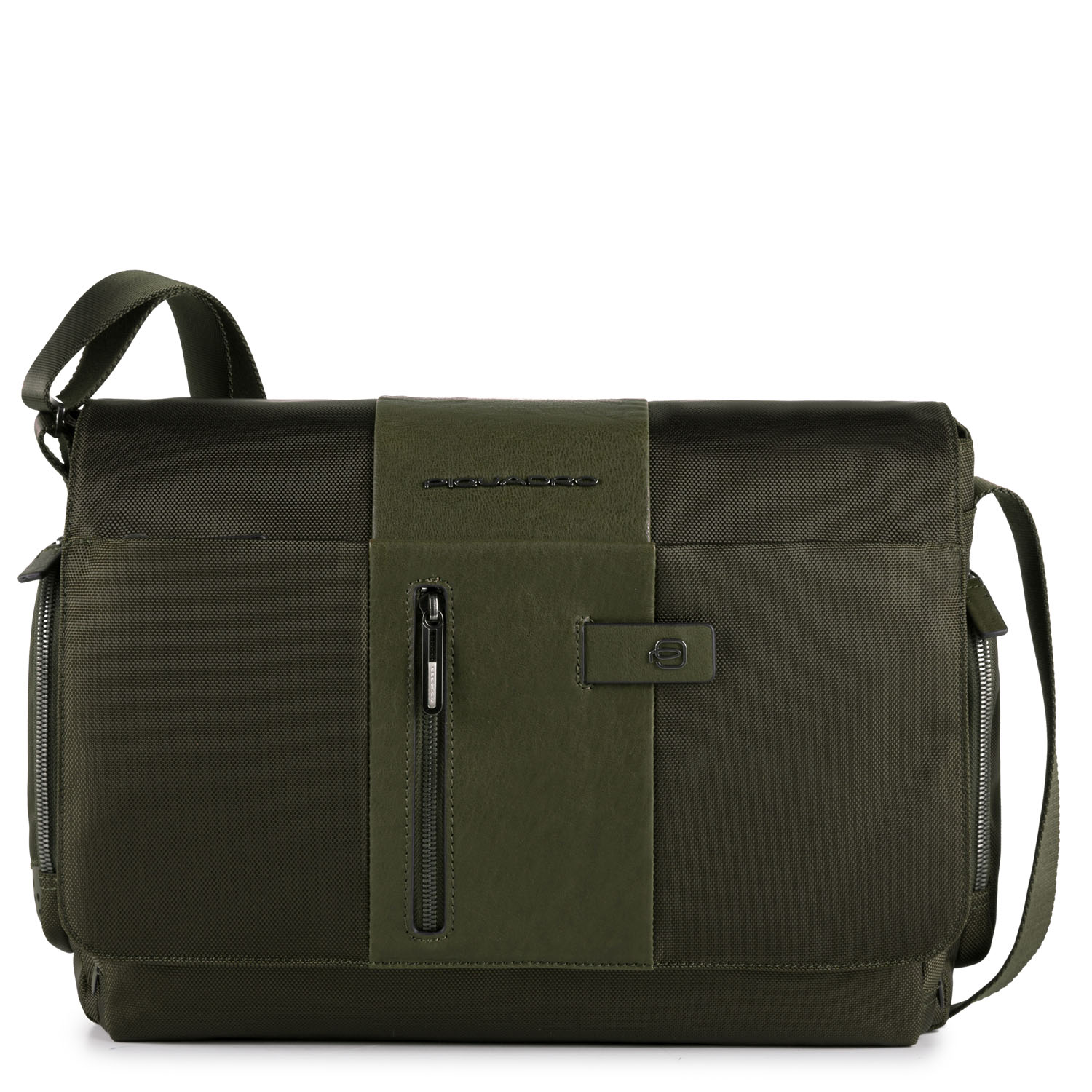 Piquadro Brief Kuriertasche mit Laptopfach 14" grün