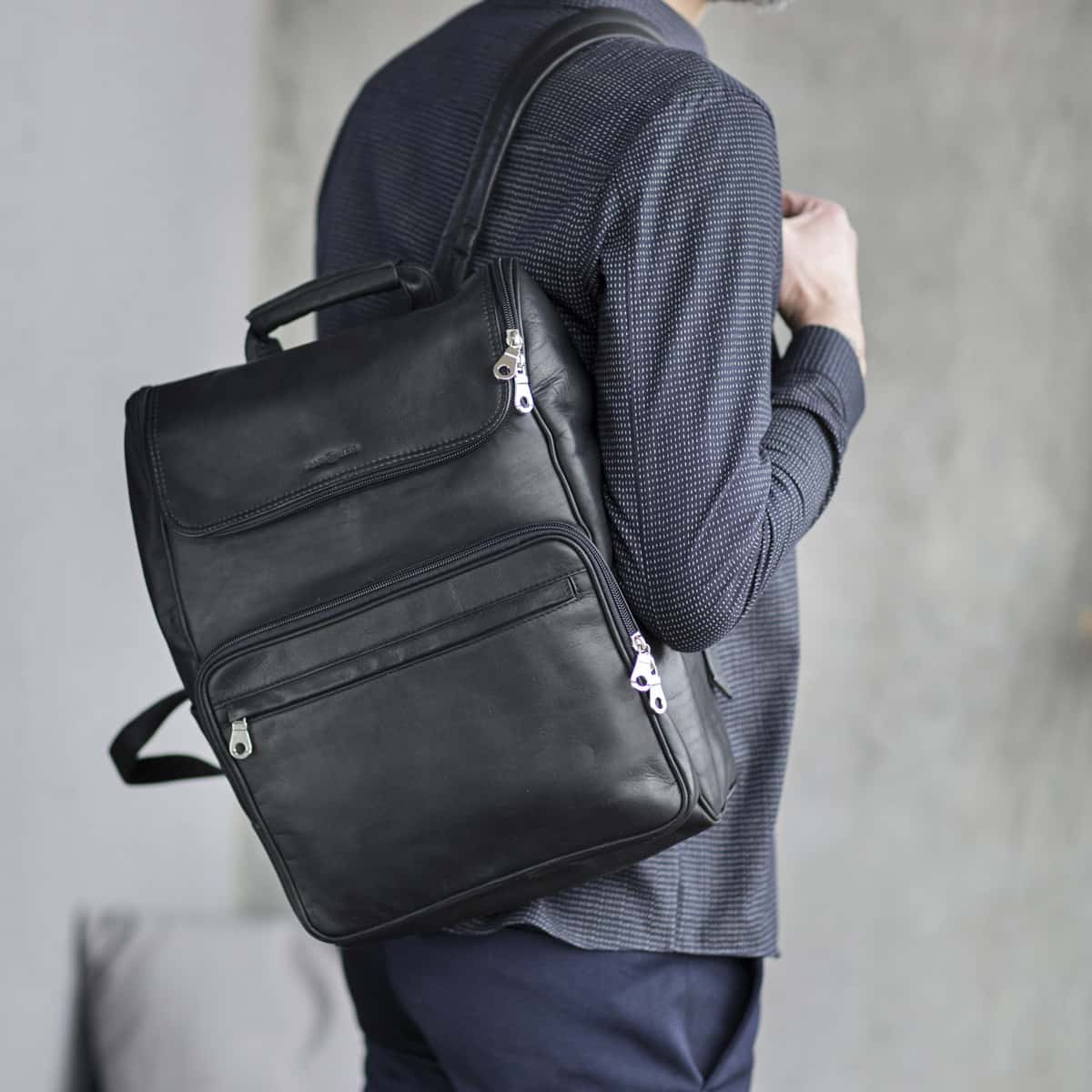 Harold's Country Travel Notebook-Rucksack Schwarz