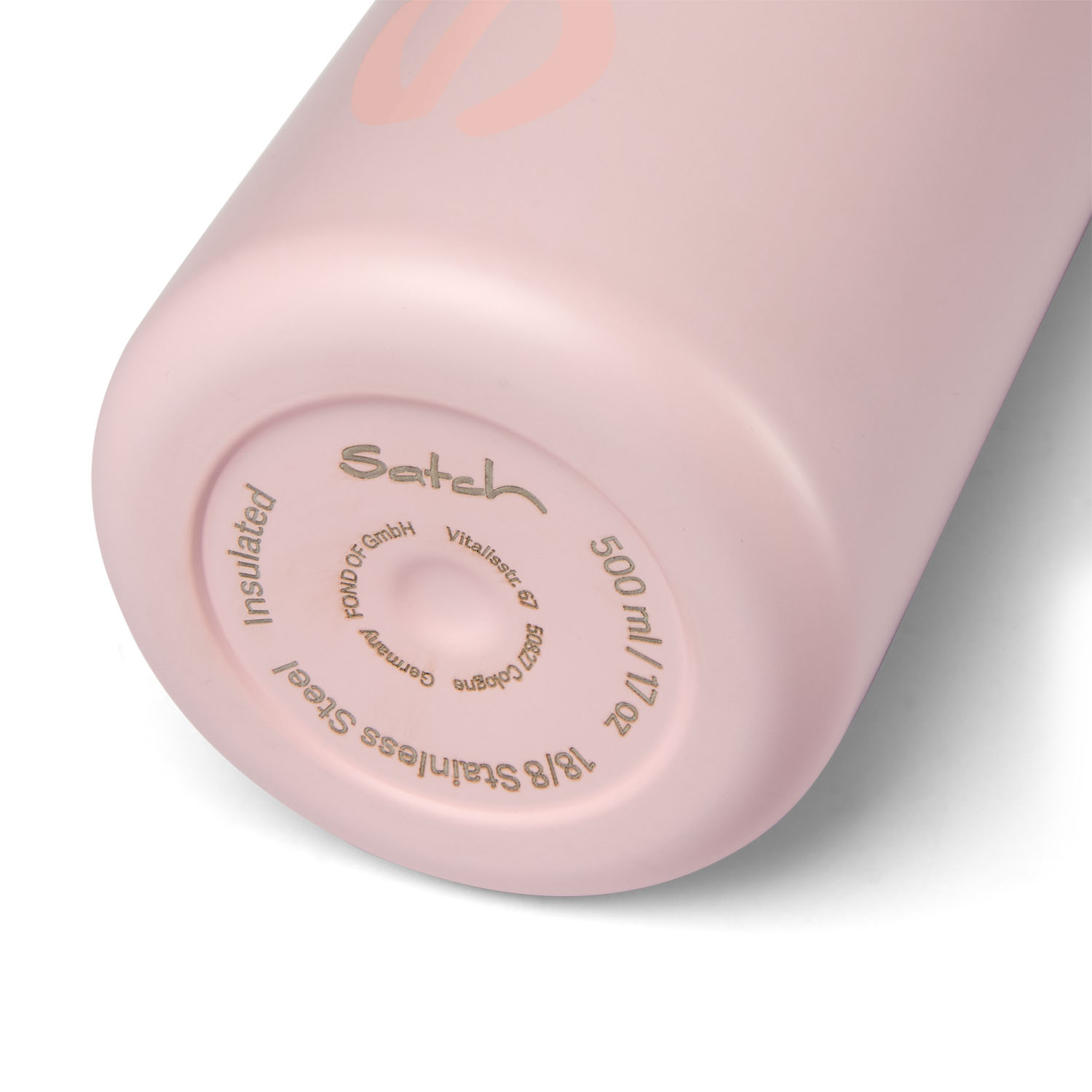 satch Schulzubehör Edelstahl-Trinkflasche 500ml Rose satch Schulzubehör Edelstahl-Trinkflasche 500ml Rose