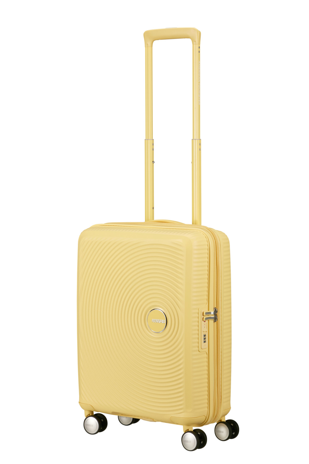 American Tourister Soundbox Trolley S 4R 55cm, erweiterbar Pastel Yellow