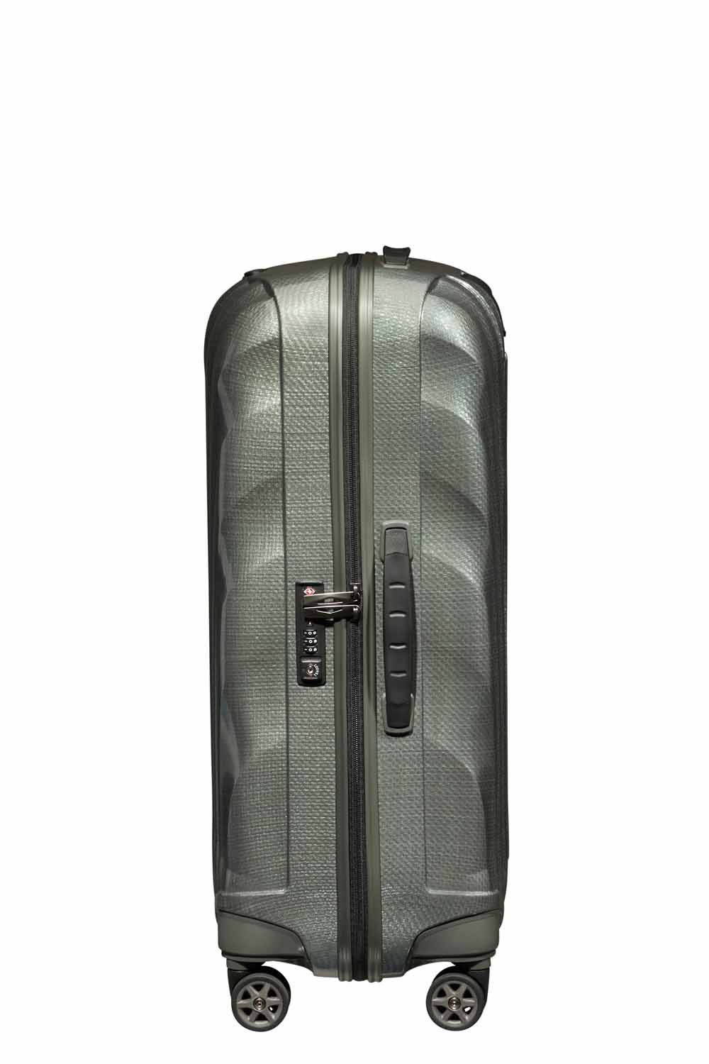 Samsonite C-Lite Trolley mit 4 Rollen 69cm + GRATIS HOTELGUTSCHEIN Metallic Green