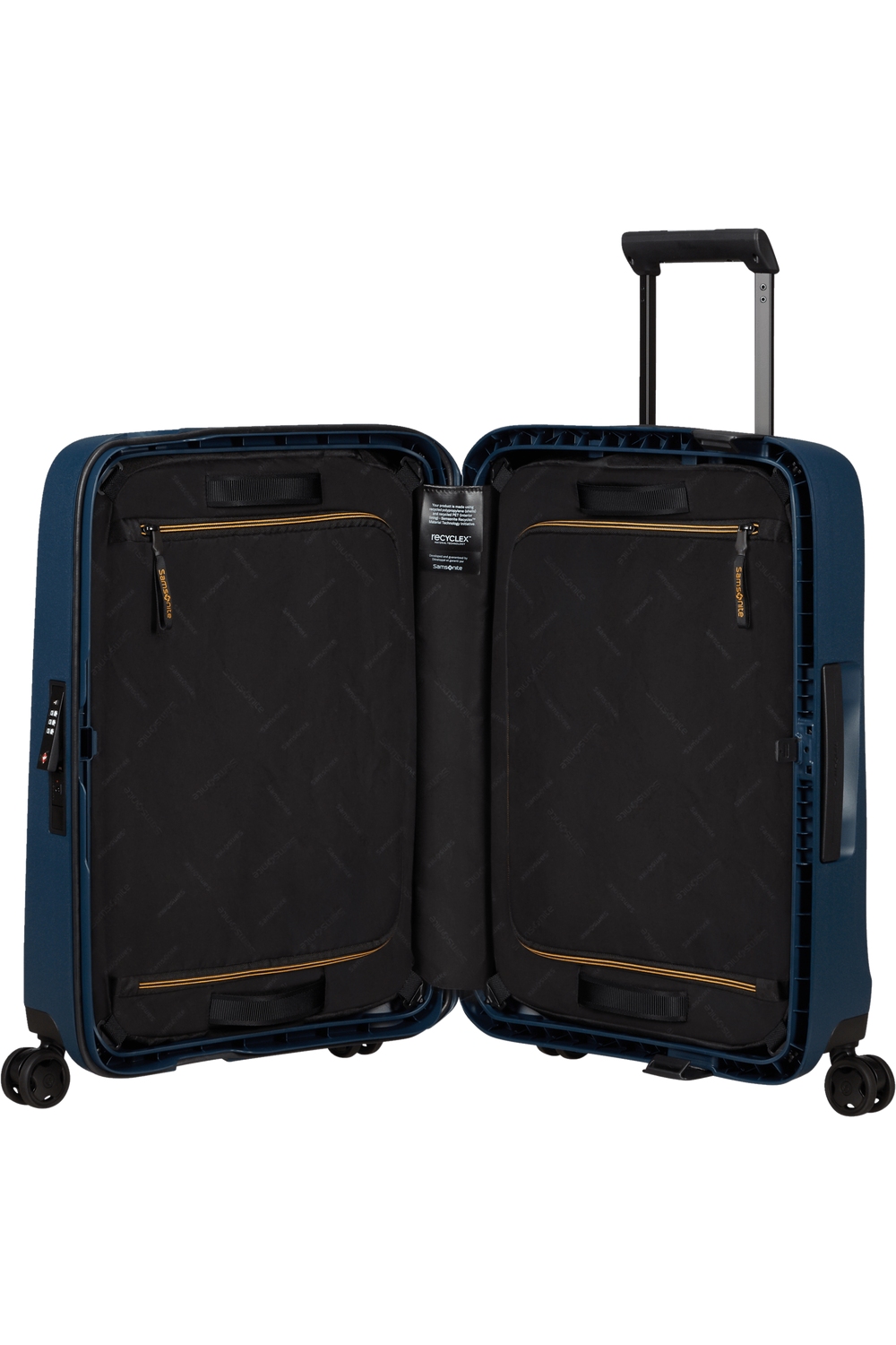 Samsonite Essens Trolley mit 4 Rollen 55cm + GRATIS HOTELGUTSCHEIN Midnight Blue