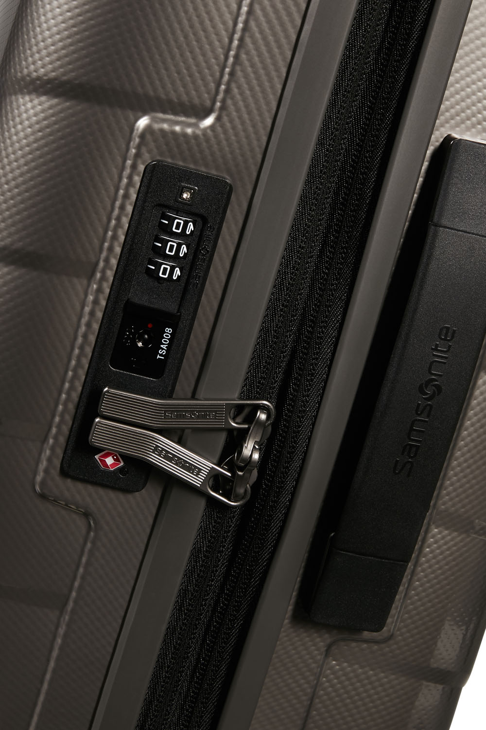 Samsonite Attrix Trolley mit 4 Rollen erweiterbar 55cm (23/26cm) Dune