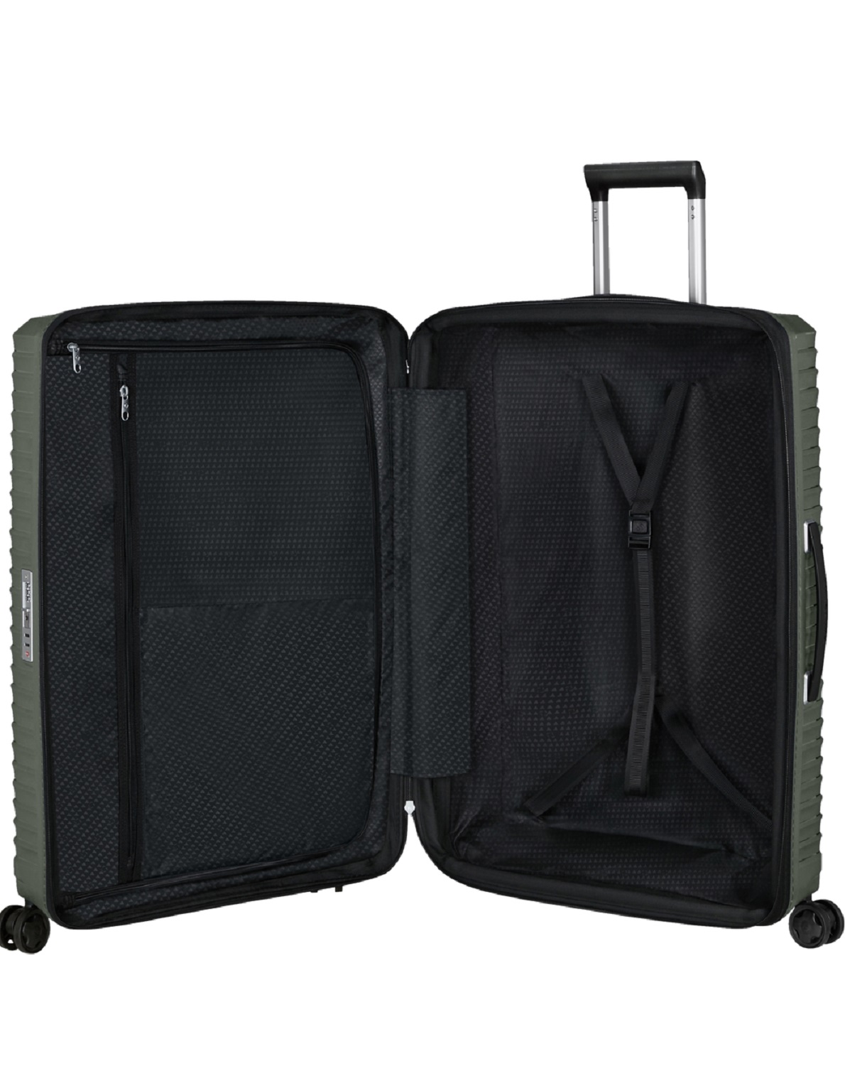 Samsonite Upscape Trolley mit 4 Rollen erweiterbar 75cm + GRATIS HOTELGUTSCHEIN Climbing Ivy