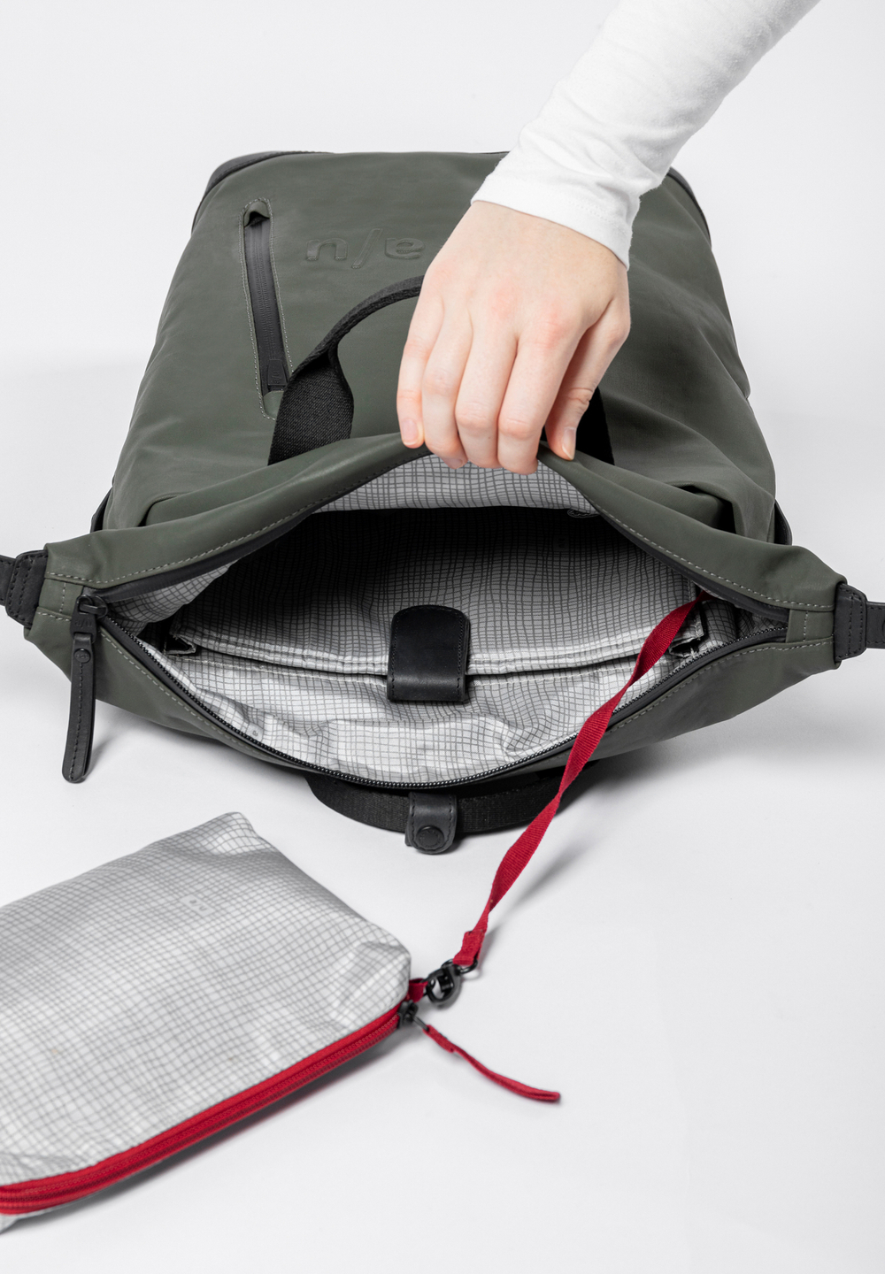 aunts & uncles Japan Morioka Rucksack -Shopper mit 13" Notebook loden aunts & uncles Japan Morioka Rucksack -Shopper mit 13" Notebook loden