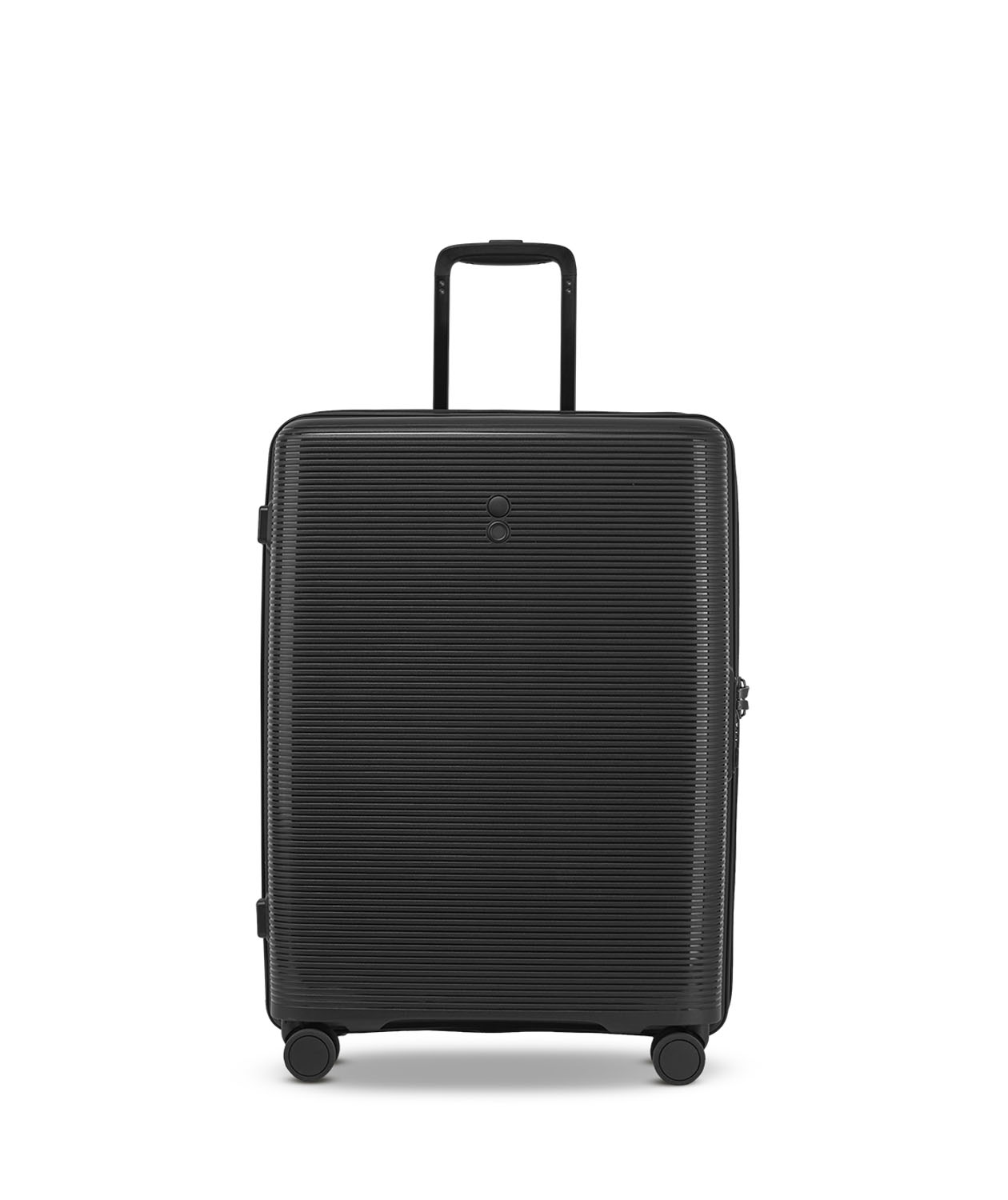 ECHOLAC Forza Koffer M 4-Rollen, erweiterbar Black