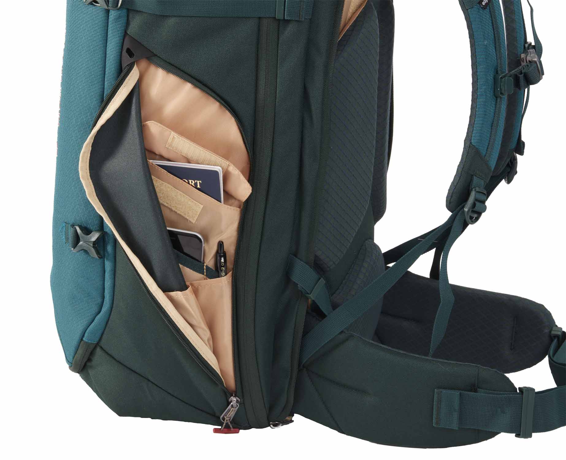 Eagle Creek Tour Travel Pack 55L M/L, erweiterbar Arctic Seagreen