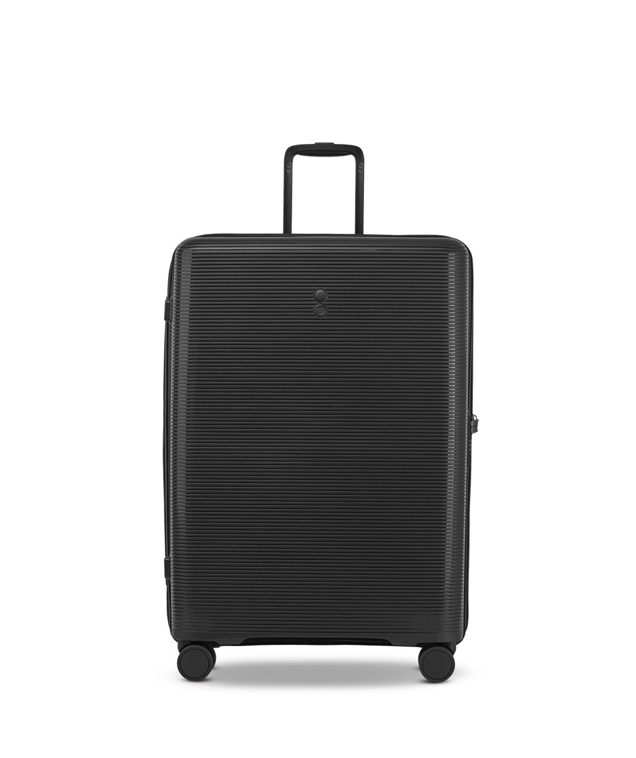 ECHOLAC Forza Koffer L 4-Rollen, erweiterbar Black