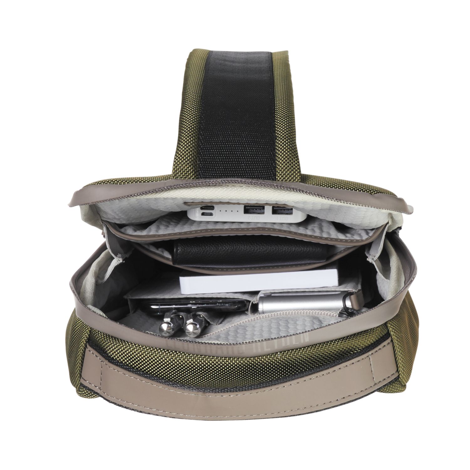 Leonhard Heyden Helsinki Crossbag Oliv Leonhard Heyden Helsinki Crossbag Oliv