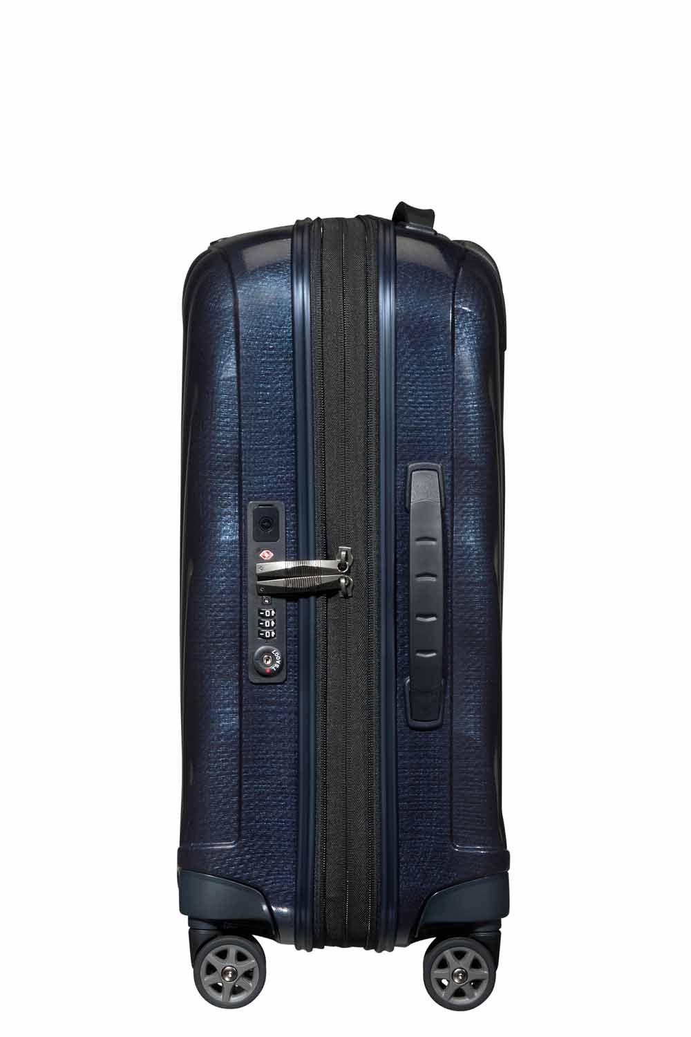 Samsonite C-Lite Trolley mit 4 Rollen erweiterbar 55cm + GRATIS HOTELGUTSCHEIN Midnight Blue