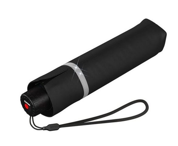 Knirps T.200 Medium Duomatic Automatischer Reflective Taschenschirm Solid ---