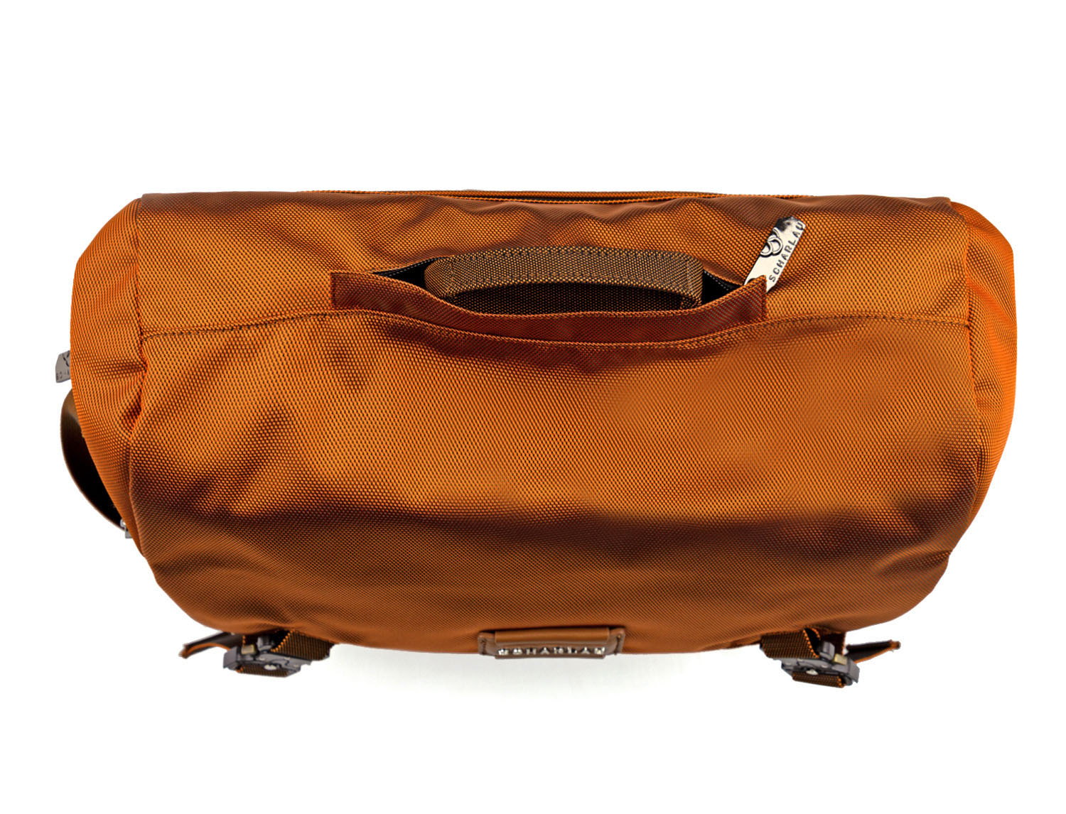 SCHARLAU First Class Air Force One, Messenger Bag mit 15,6" Laptopfach Orange
